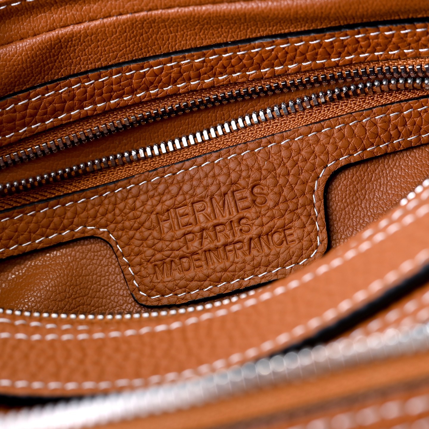 Hermes 에르메스 남성 토고 레더 크로스바디 브라운 가죽 8