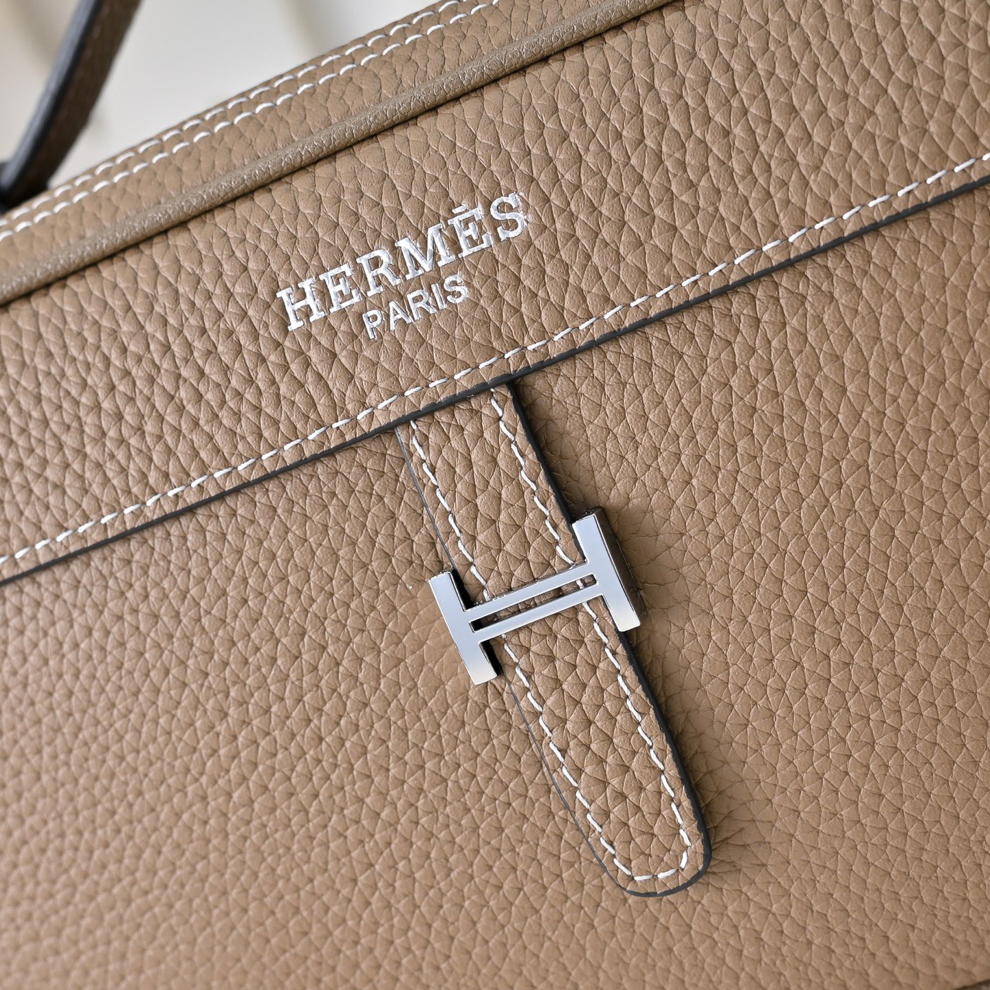 Hermes 에르메스 남성 토고 레더 크로스바디 클러치백 4