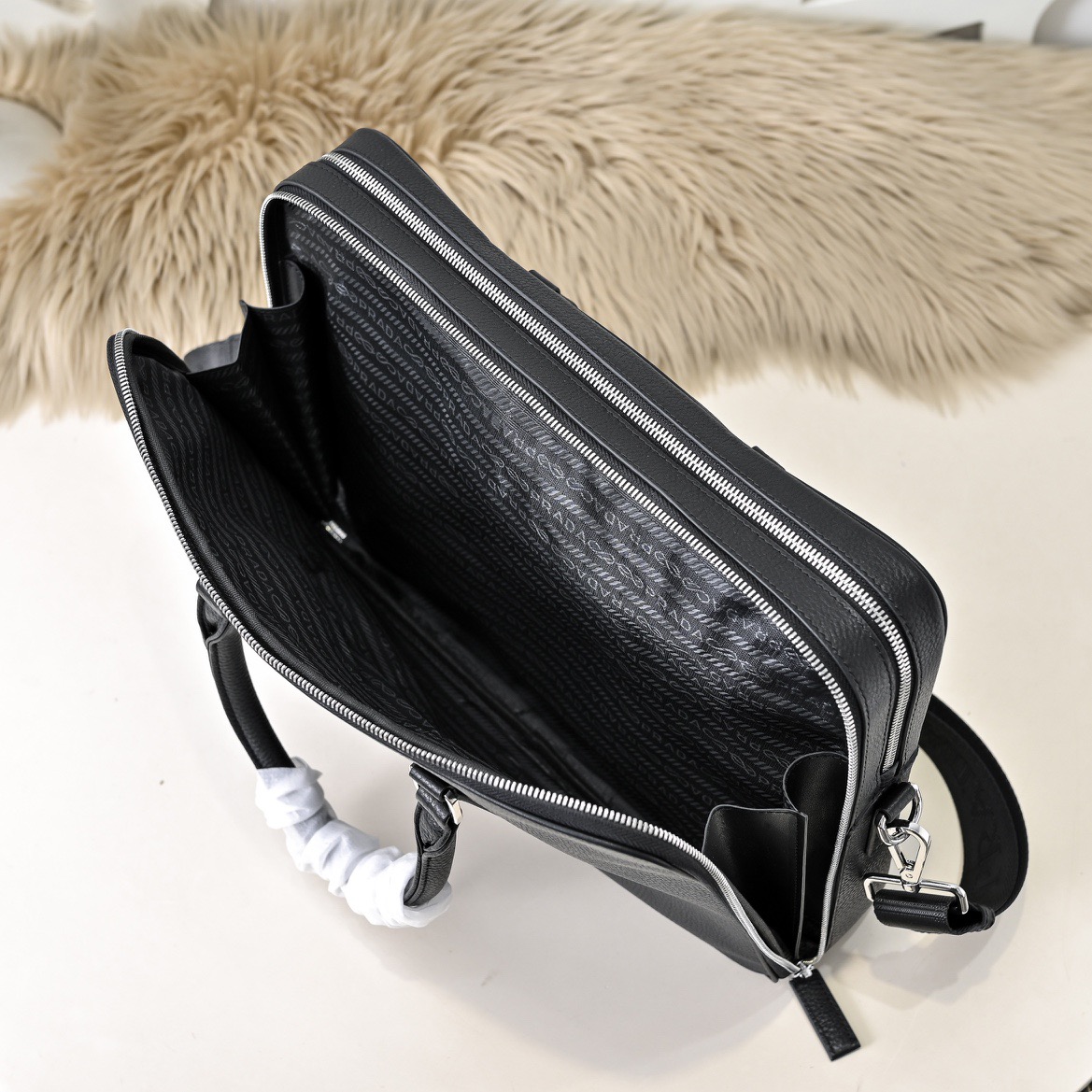 Prada 프라다 남성 소가죽 브리프케이스 토트백 7