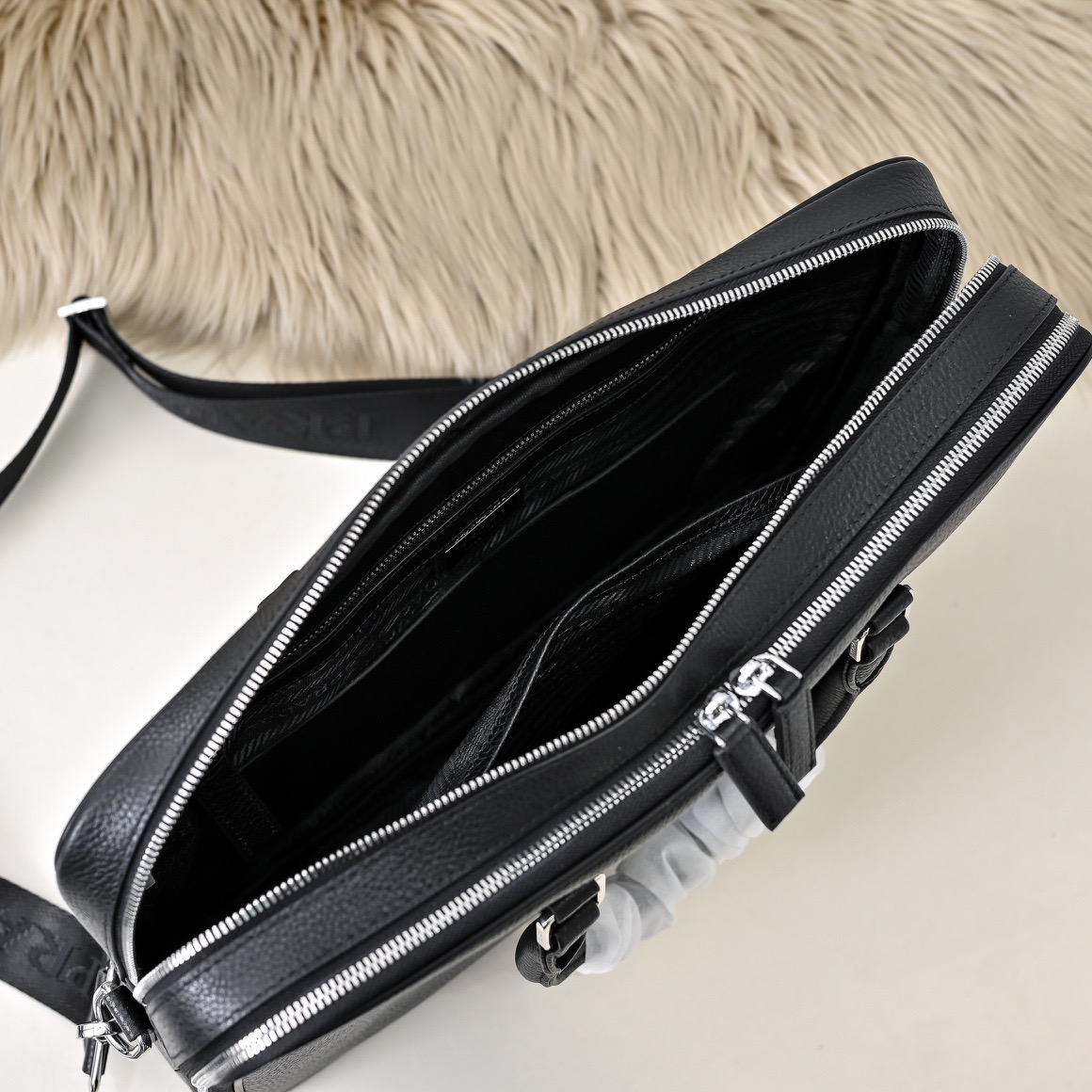 Prada 프라다 남성 소가죽 브리프케이스 토트백 9