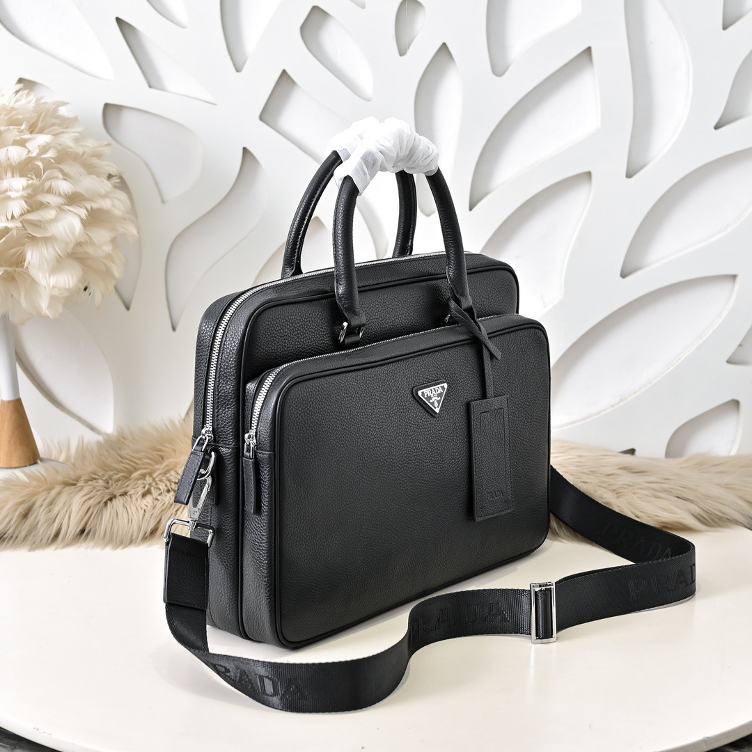 Prada 프라다 남성 소가죽 브리프케이스 토트백 2