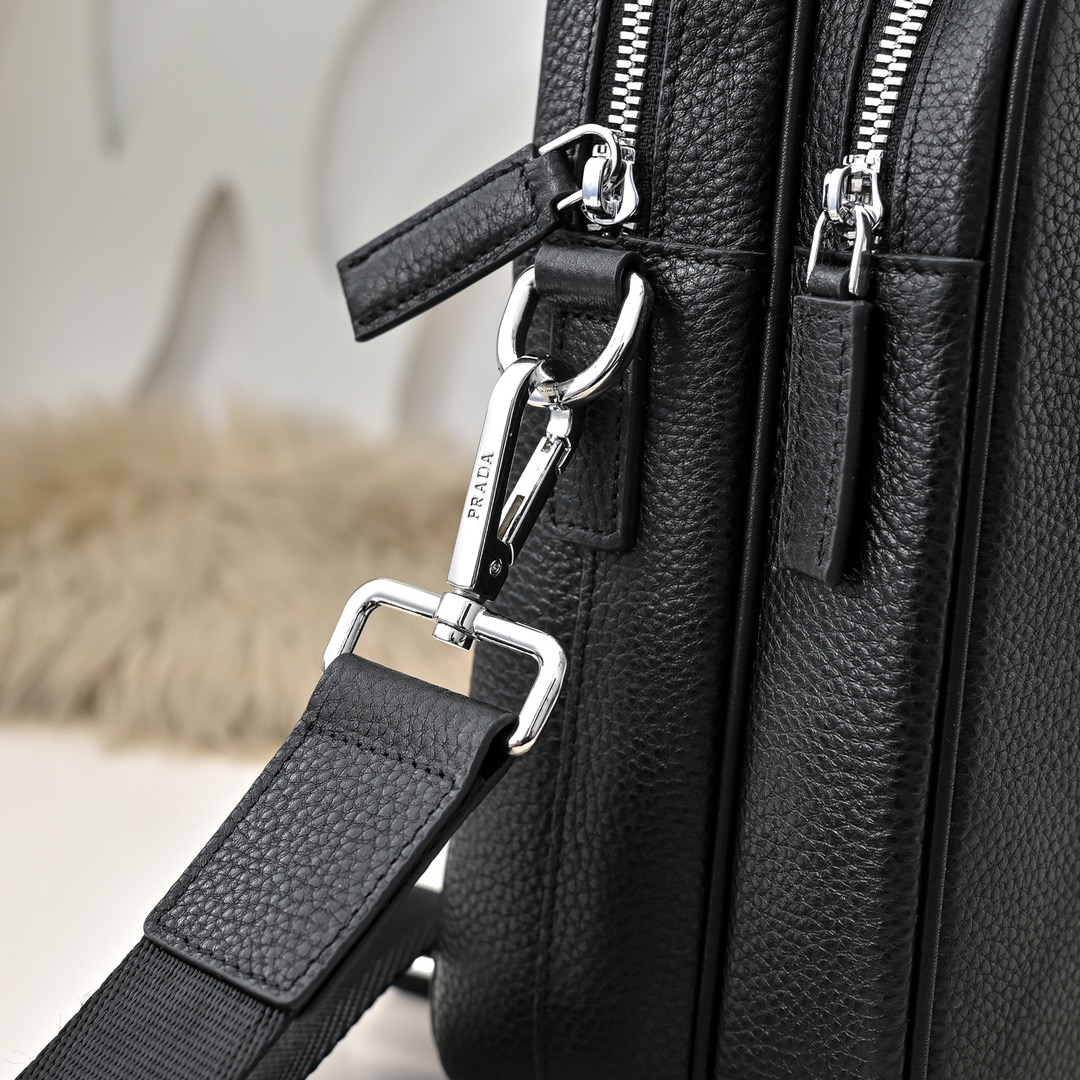 Prada 프라다 남성 소가죽 브리프케이스 토트백 5