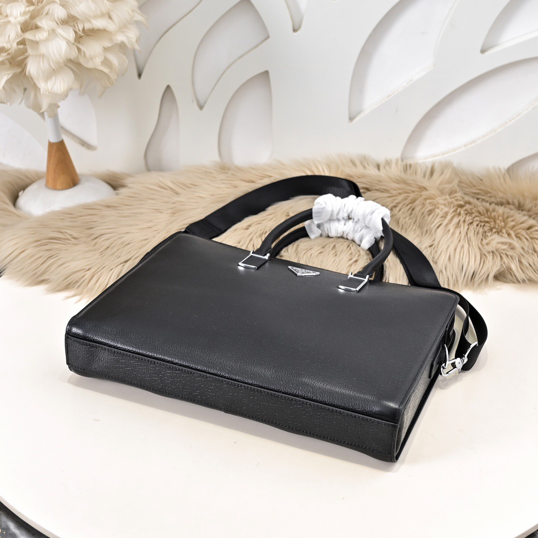 Prada 프라다 남성 소가죽 브리프케이스 토트백 7