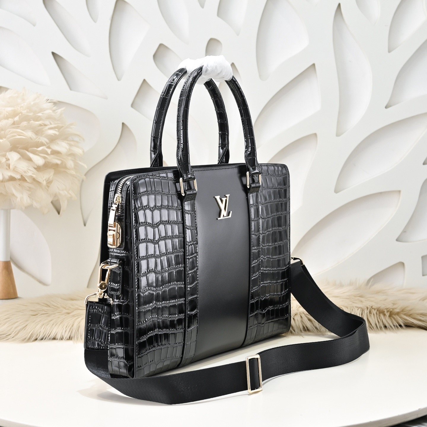 Louis Vuitton 루이비통 남성 크로커다일 패턴 비즈니스 토트백 2