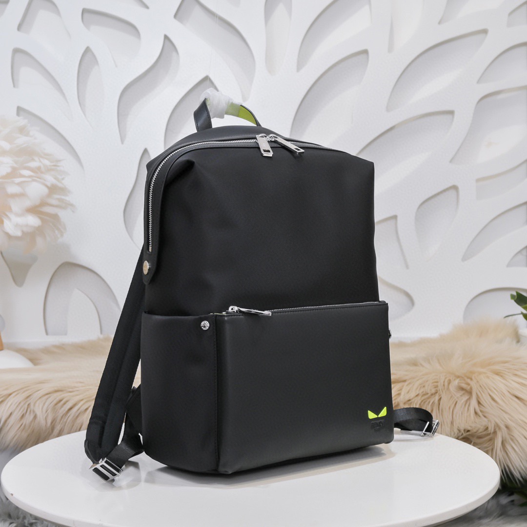 Fendi 펜디 남성 나일론 레더 백팩 2