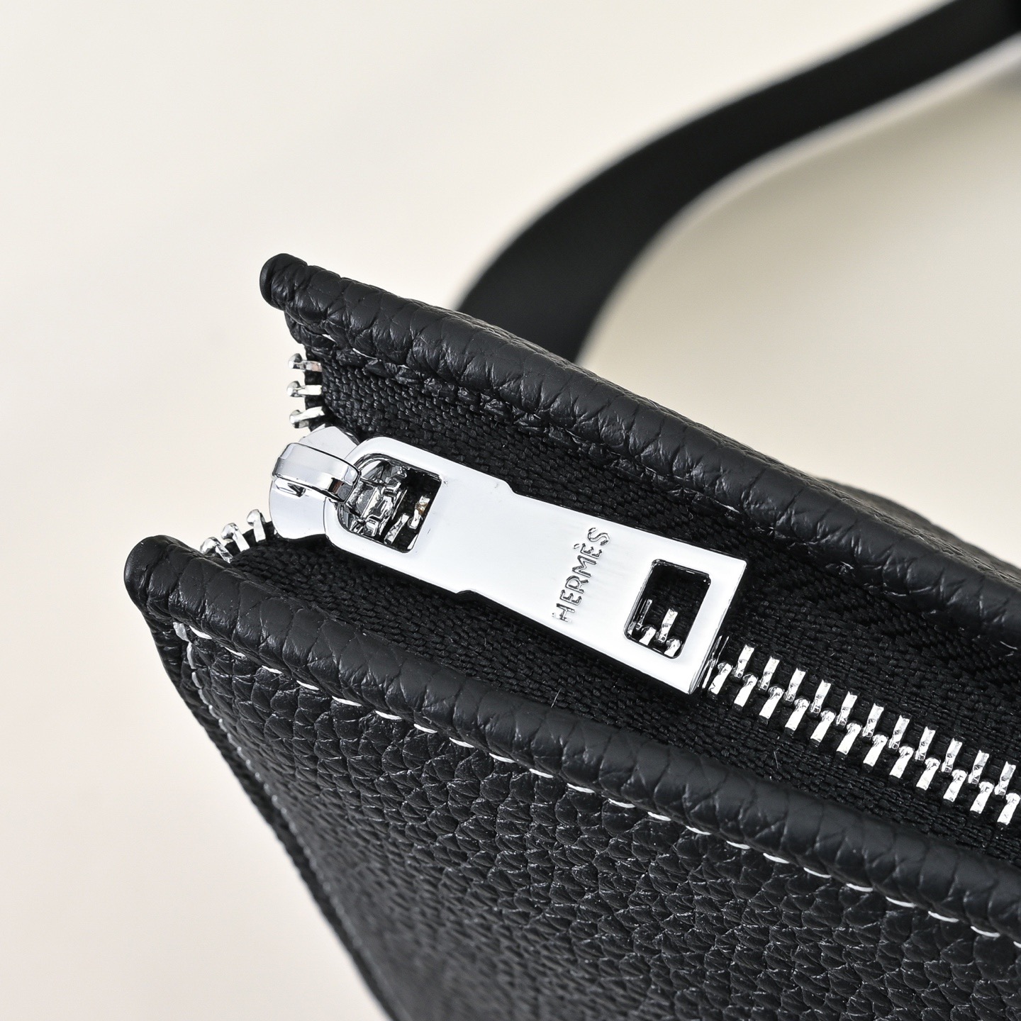 Hermes 에르메스 남성 토트 브리프케이스 블랙 가죽 5