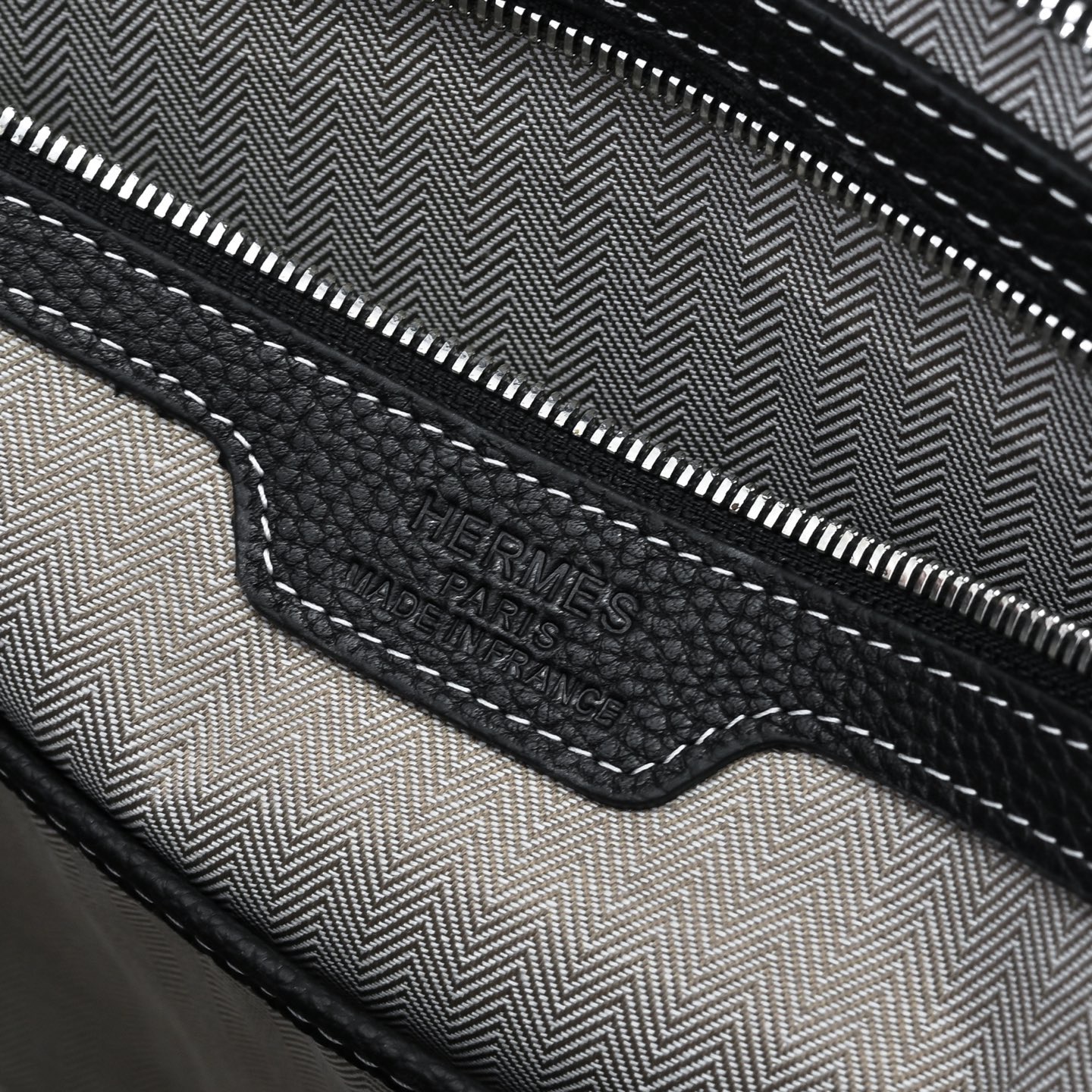 Hermes 에르메스 남성 토트 브리프케이스 블랙 가죽 8