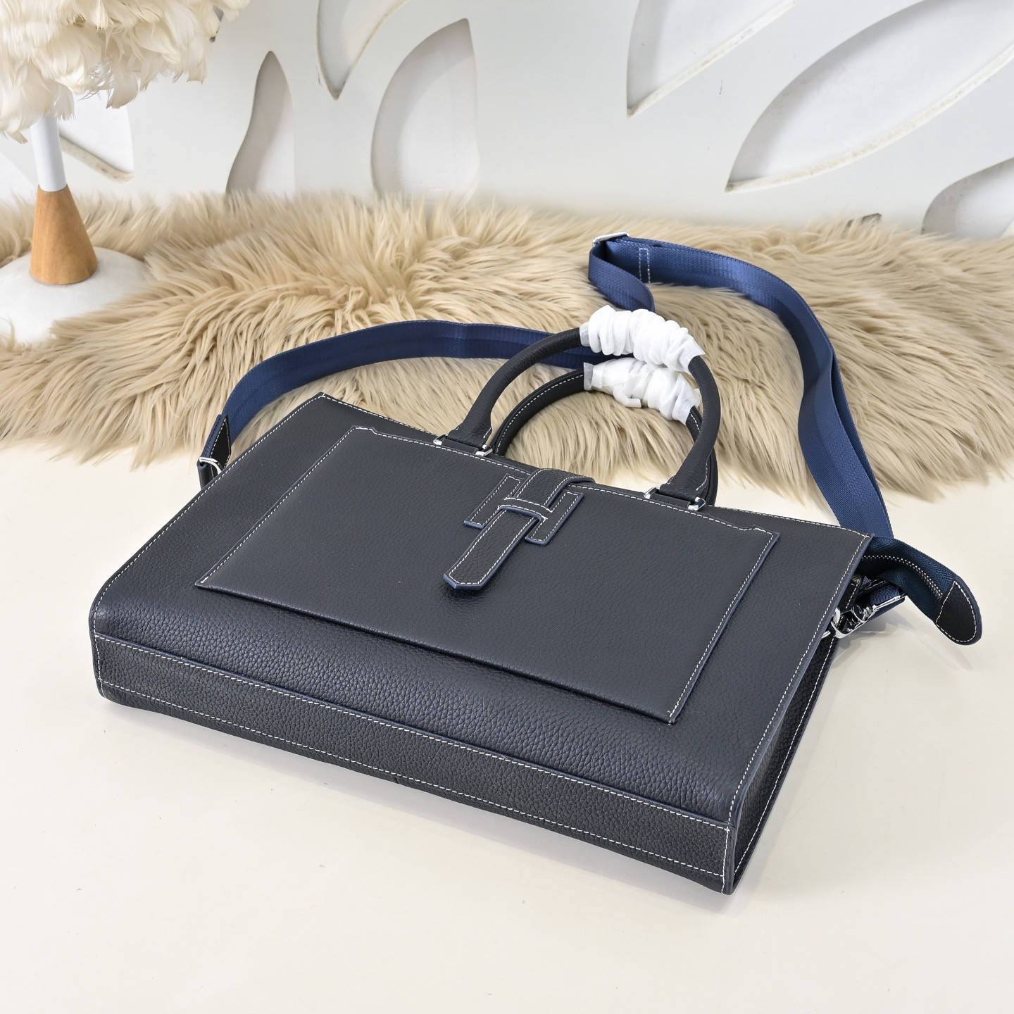 Hermes 에르메스 남성 레더 비즈니스 브리프케이스 7