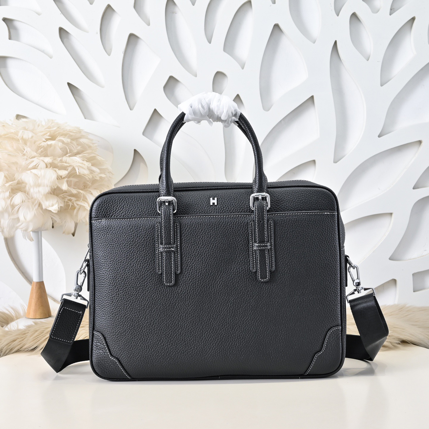 Hermes 에르메스 남성 소가죽 브리프케이스 1