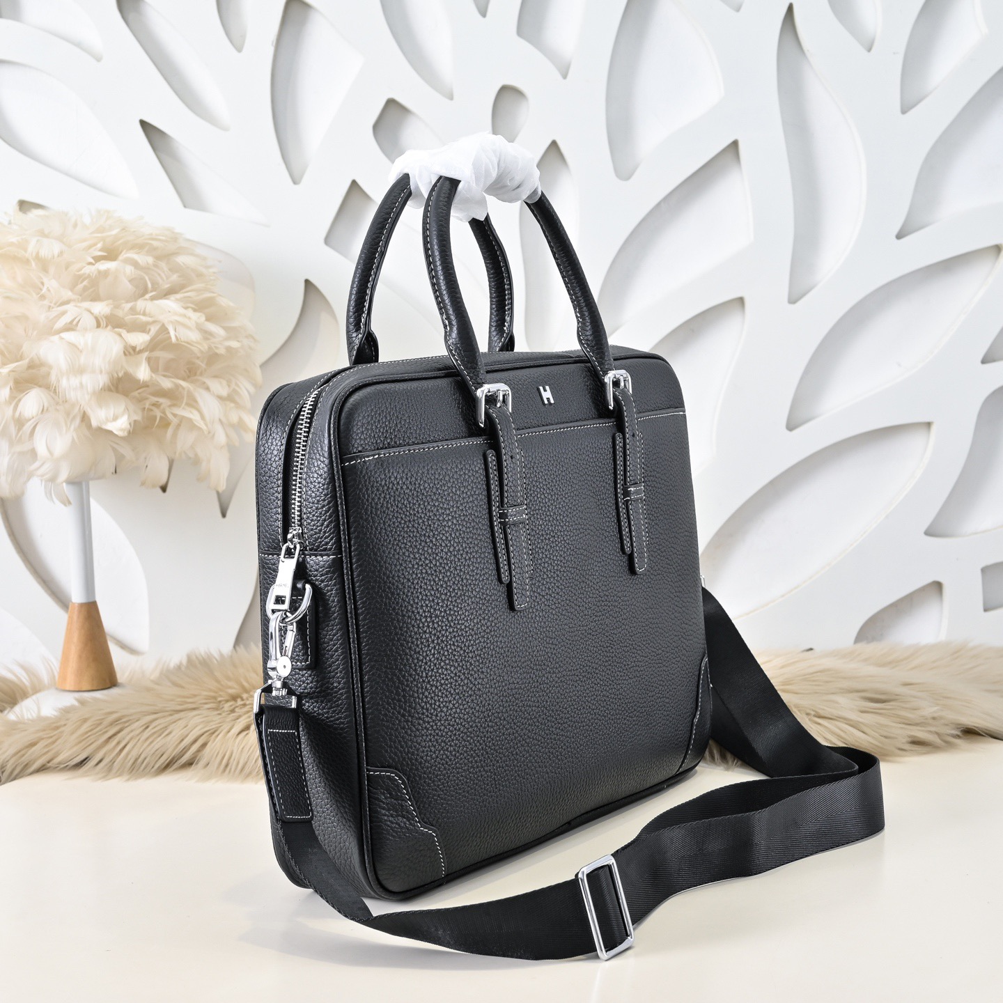 Hermes 에르메스 남성 소가죽 브리프케이스 2