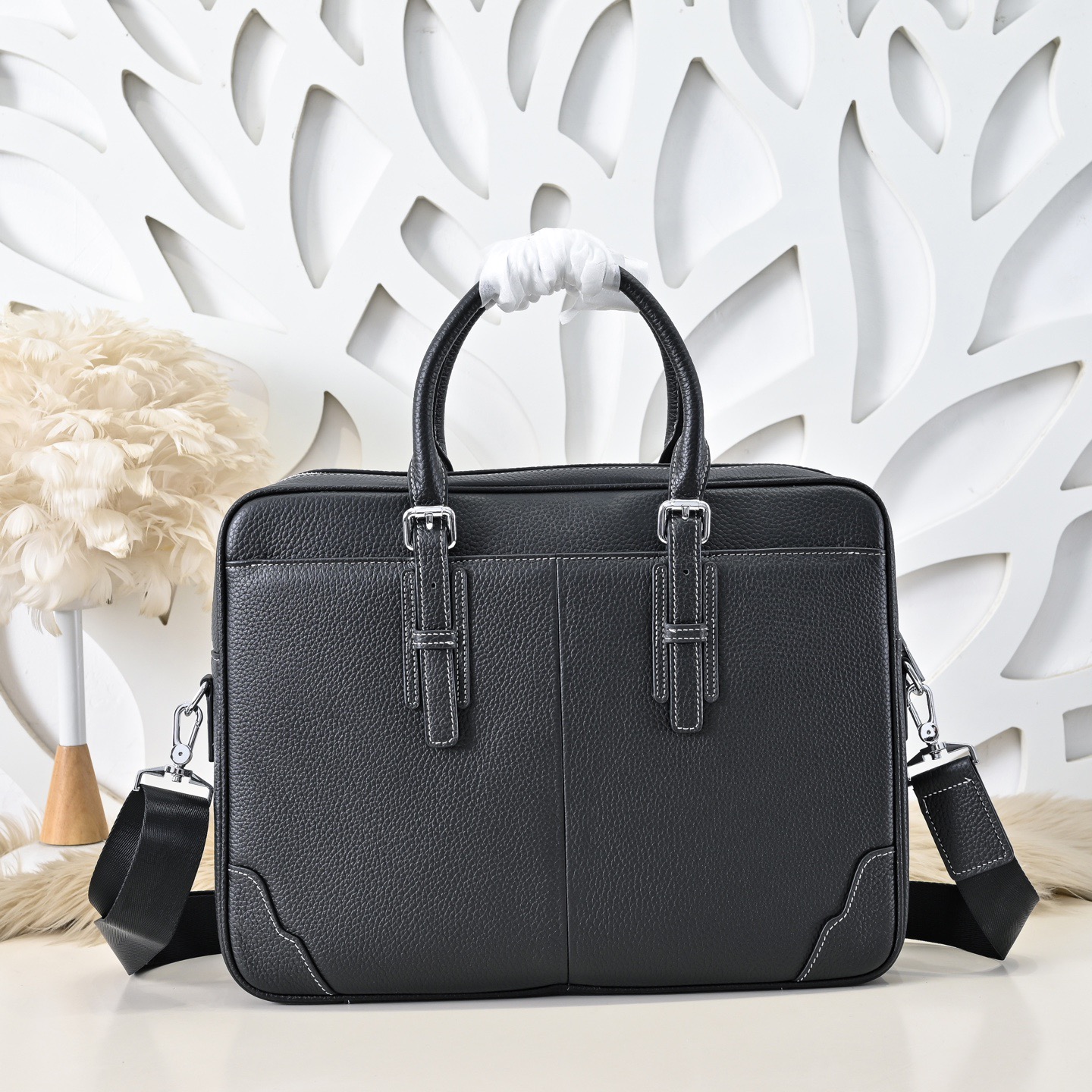 Hermes 에르메스 남성 소가죽 브리프케이스 3