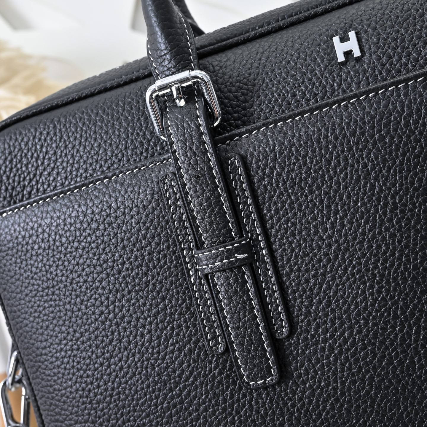 Hermes 에르메스 남성 소가죽 브리프케이스 5