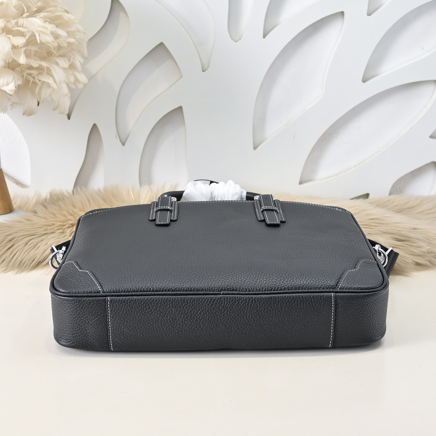 Hermes 에르메스 남성 소가죽 브리프케이스 7