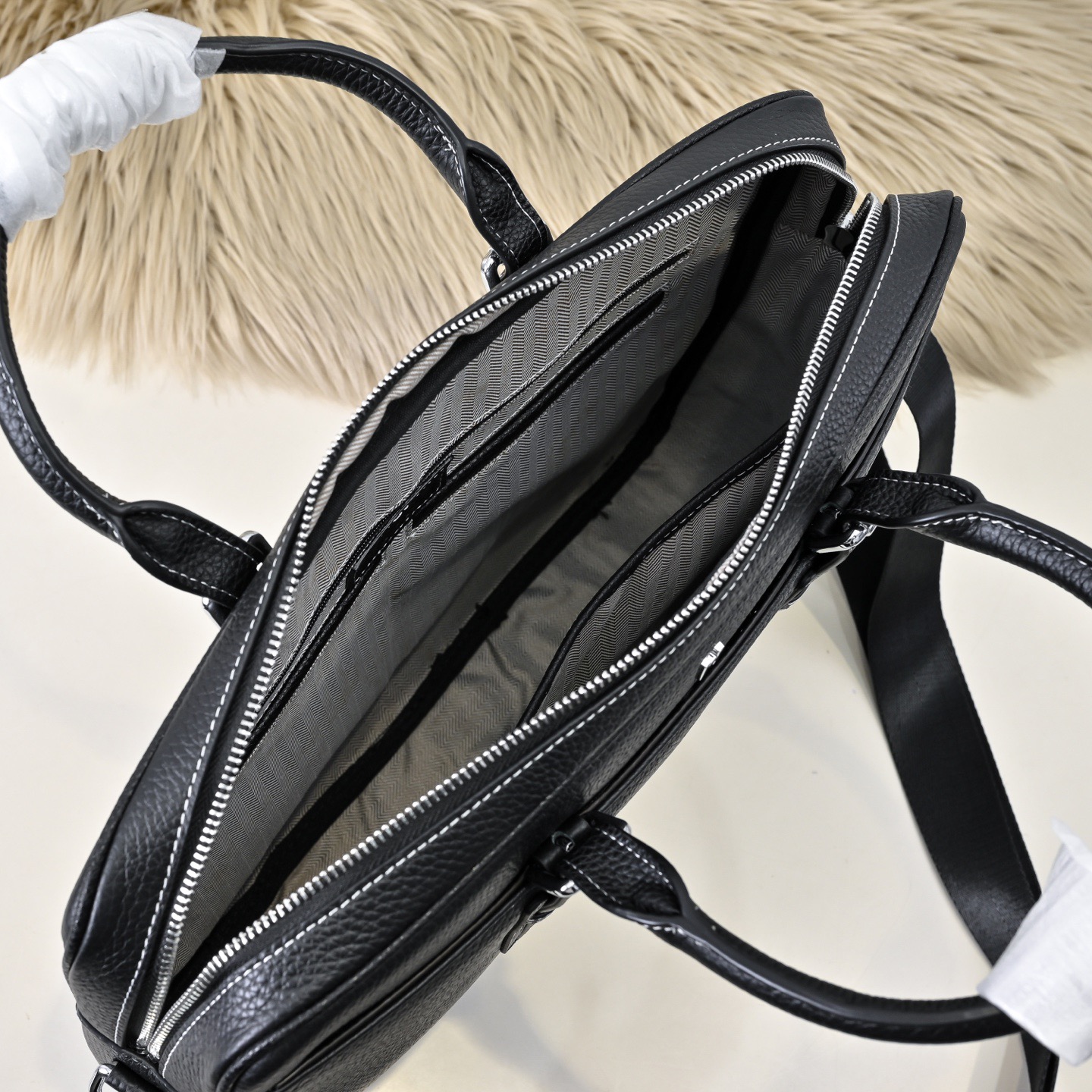 Hermes 에르메스 남성 소가죽 브리프케이스 9