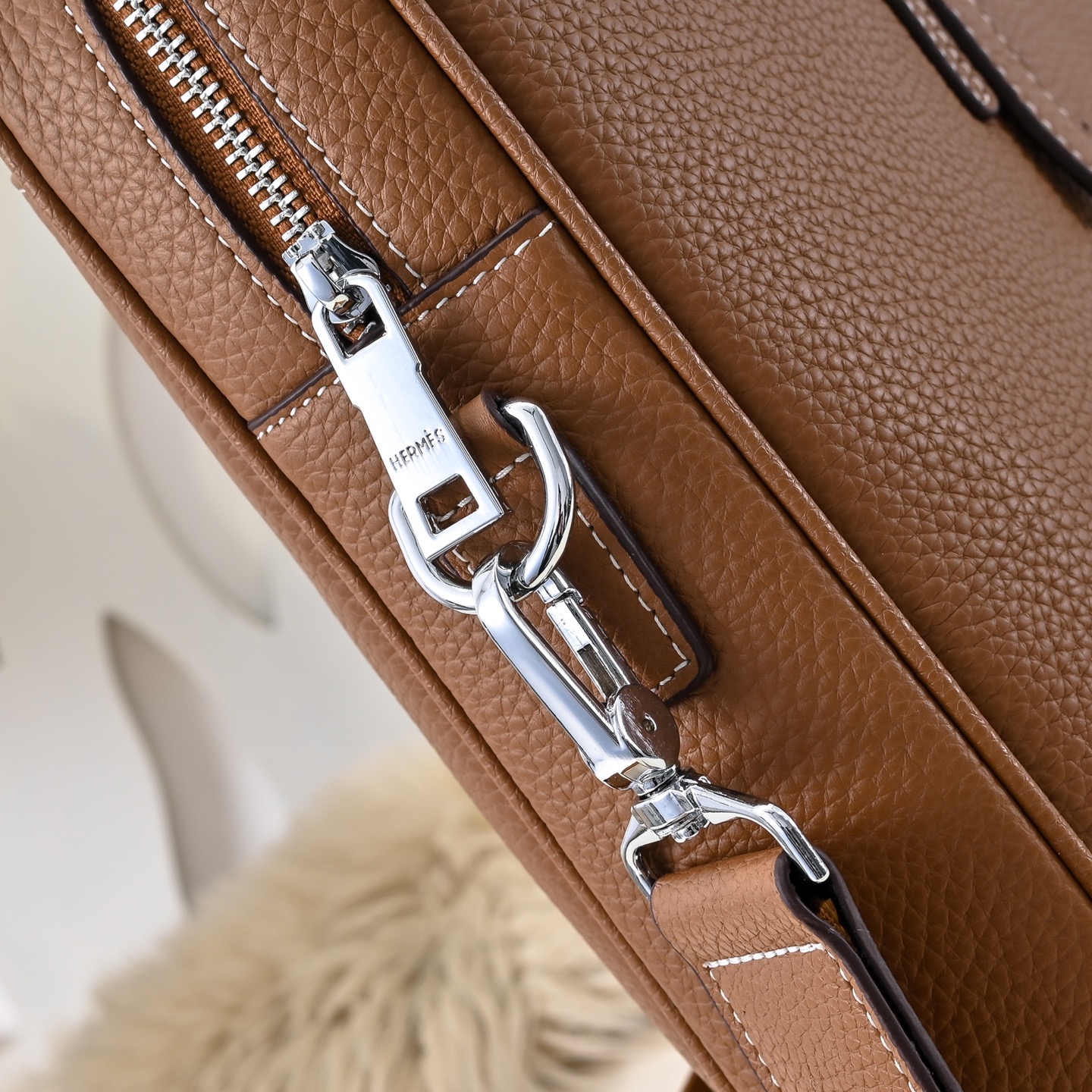 Hermes 에르메스 남성 소가죽 브리프케이스 6