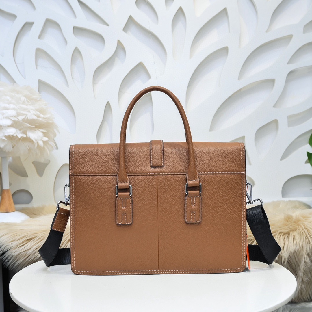 Hermes 에르메스 남성 소가죽 브리프케이스 3