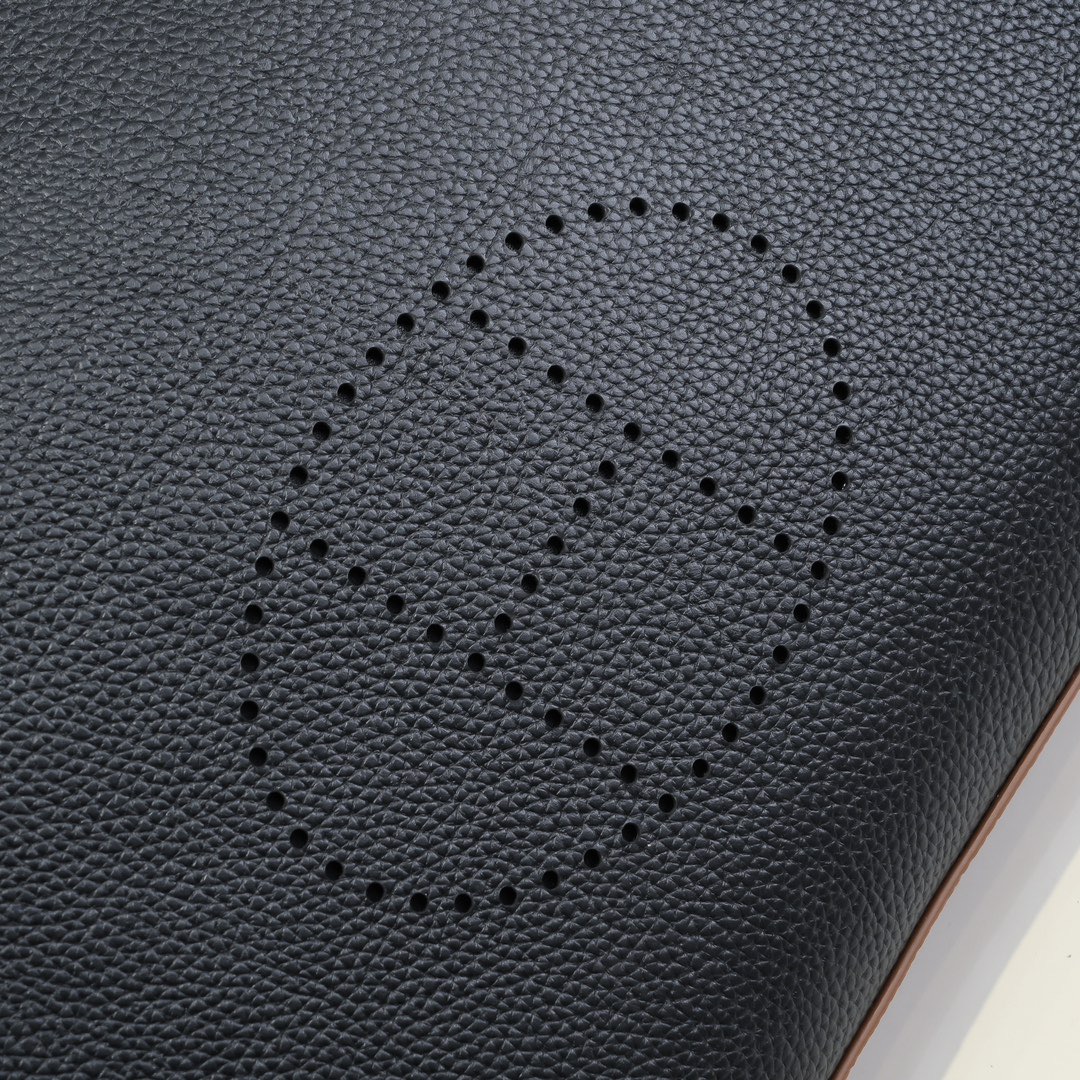 Hermes 에르메스 남성 토트백 블랙 레더 브리프케이스 4