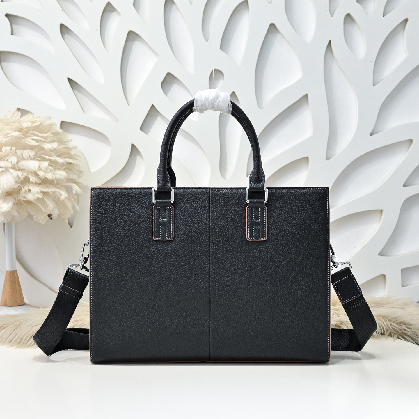 Hermes 에르메스 남성 소가죽 비즈니스 브리프케이스 3