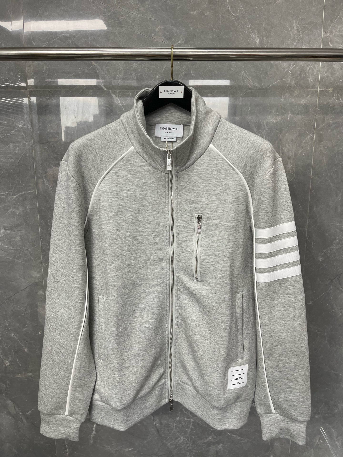 Thom Browne 톰 브라운 4선 테크 코튼 집업 재킷 2