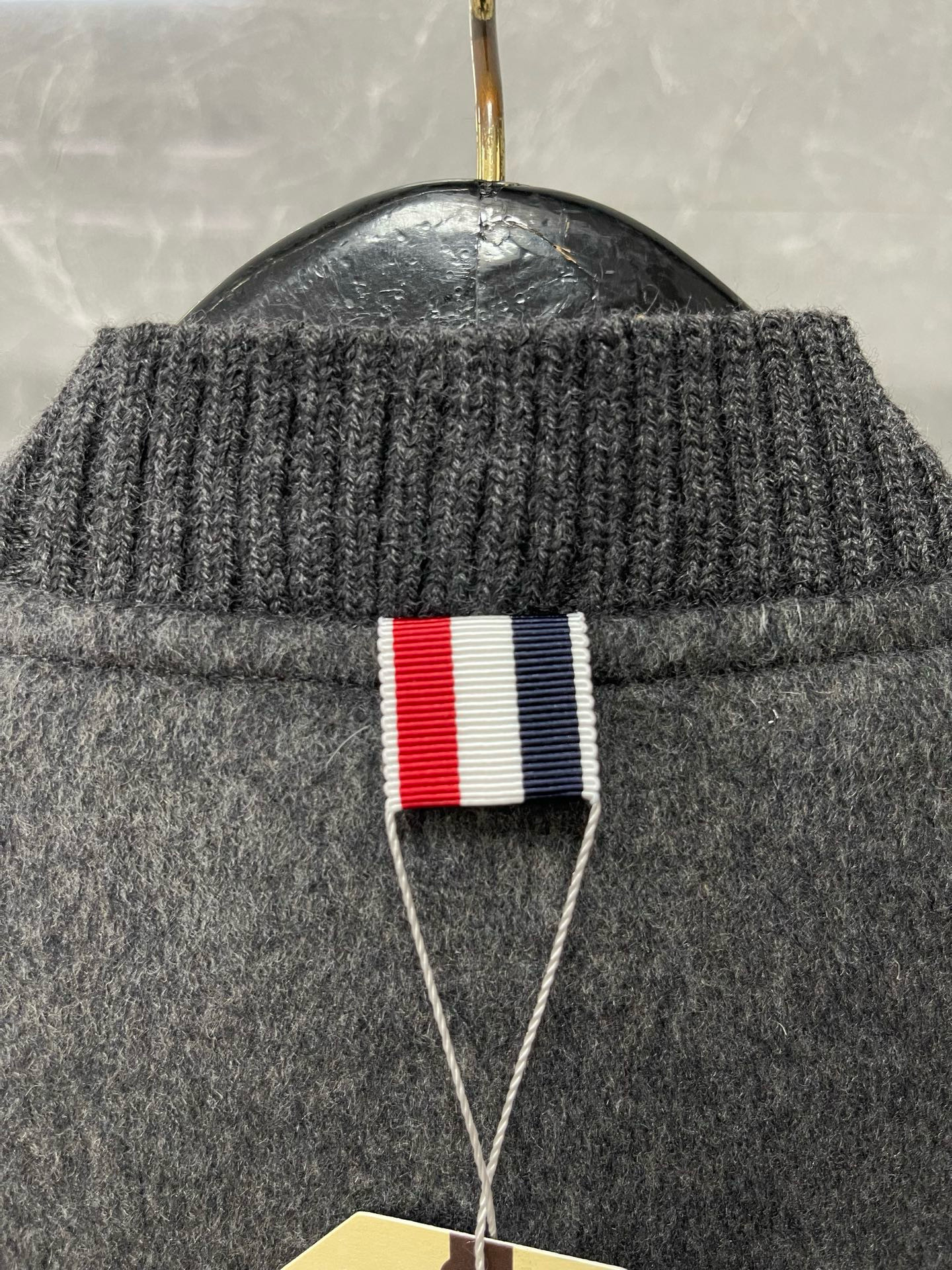 Thom Browne 톰브라운 그레이 울 혼방 다운 패딩 베스트 13
