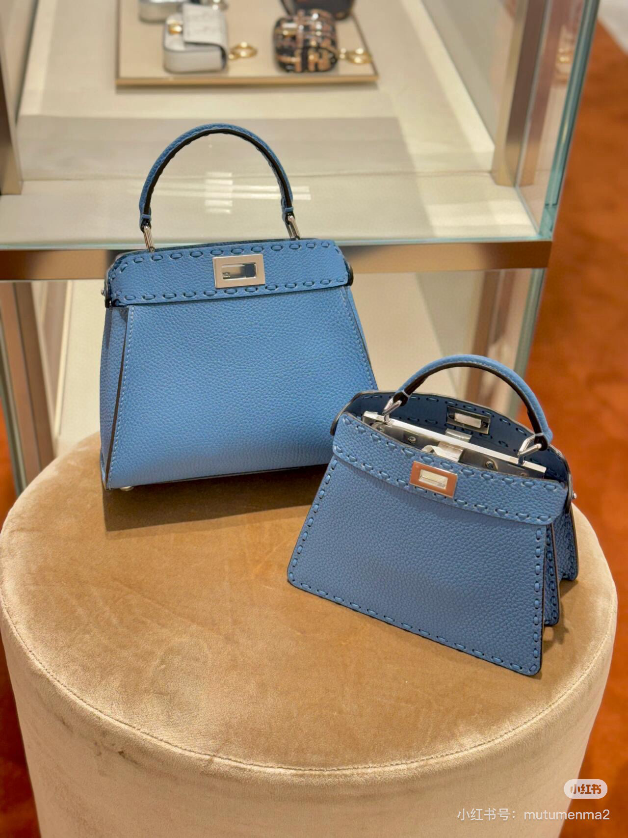 FENDI 펜디 피카부 블루 토트백 3