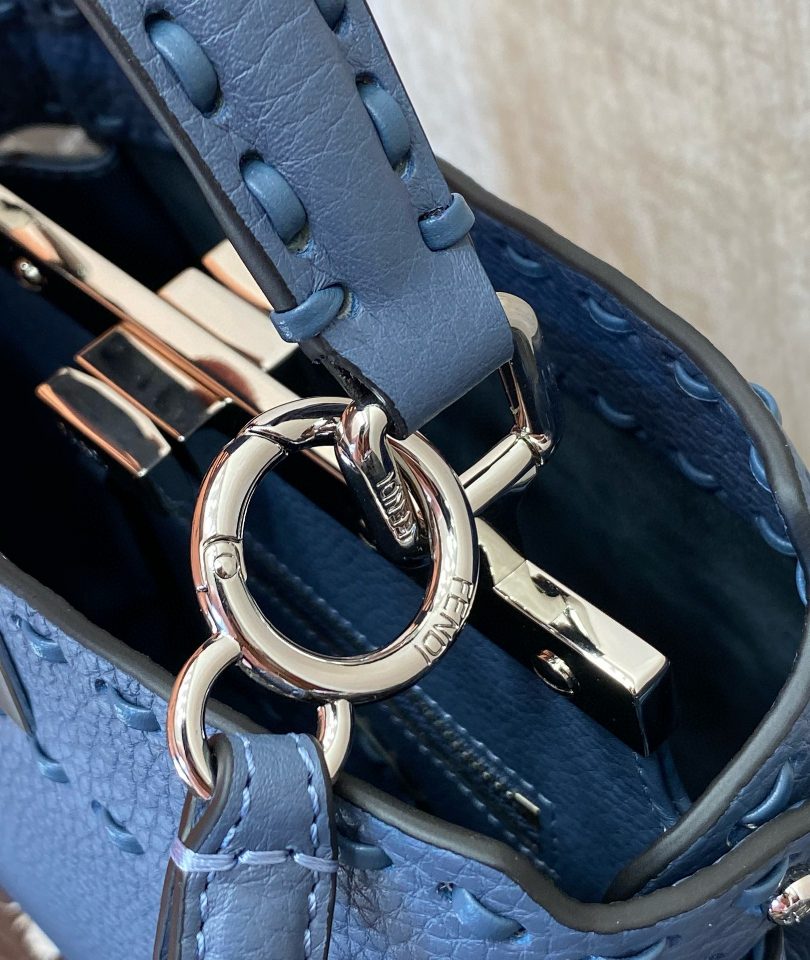 FENDI 펜디 피카부 블루 토트백 16