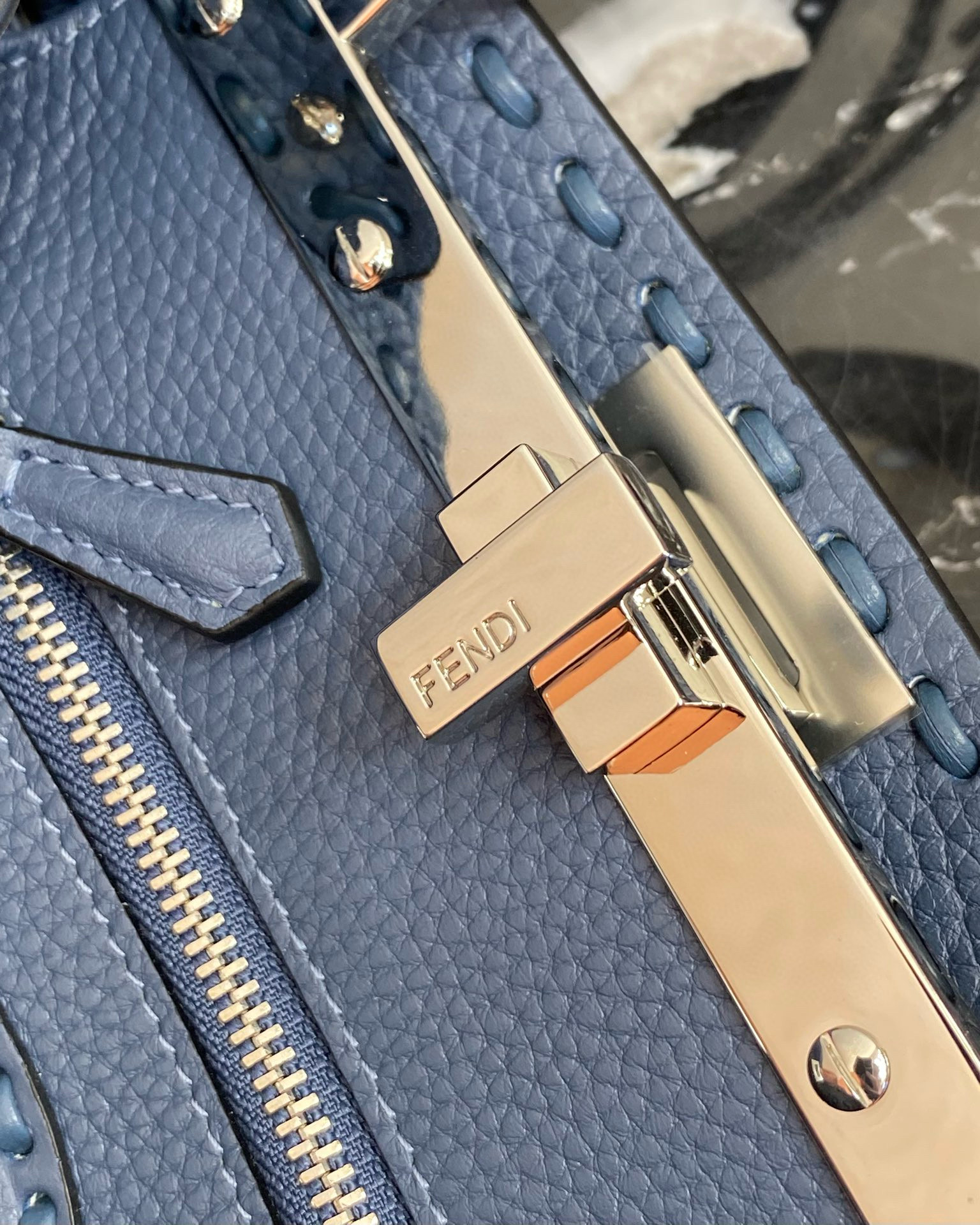 FENDI 펜디 피카부 블루 토트백 17