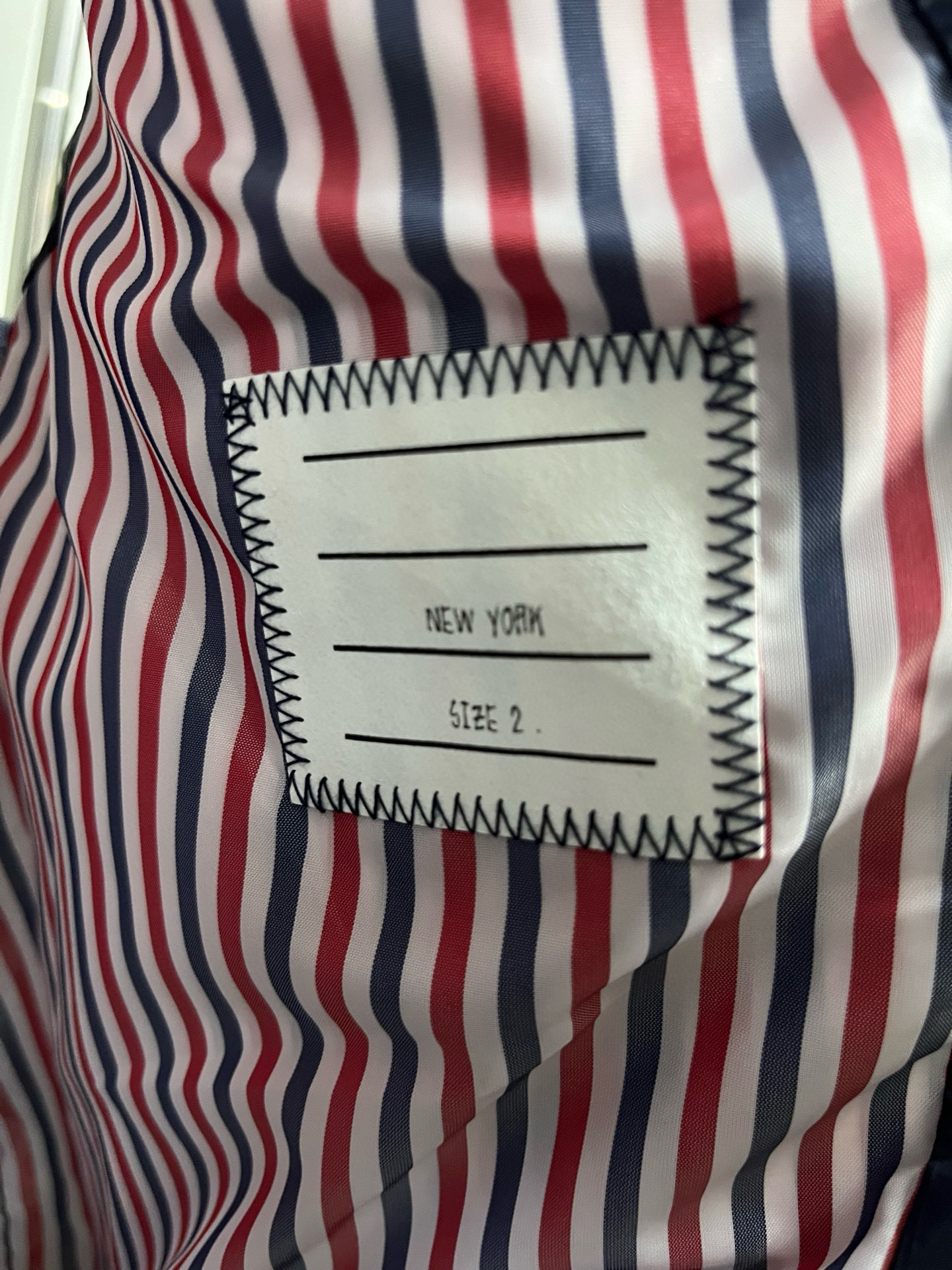 Thom Browne 톰브라운 사선 스트라이프 다운 패딩 조끼 6