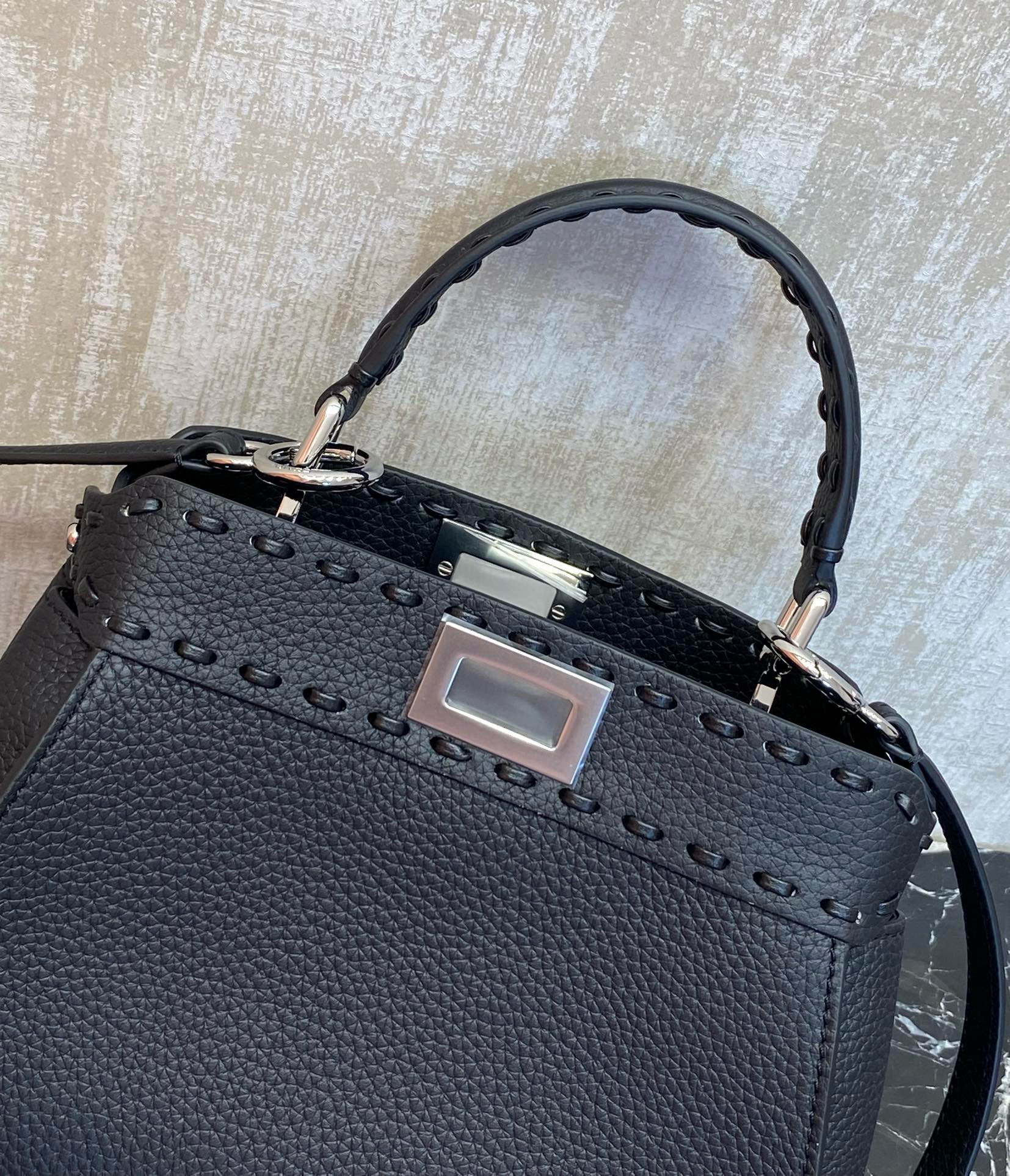 FENDI 펜디 피카부 블랙 토트 크로스백 7