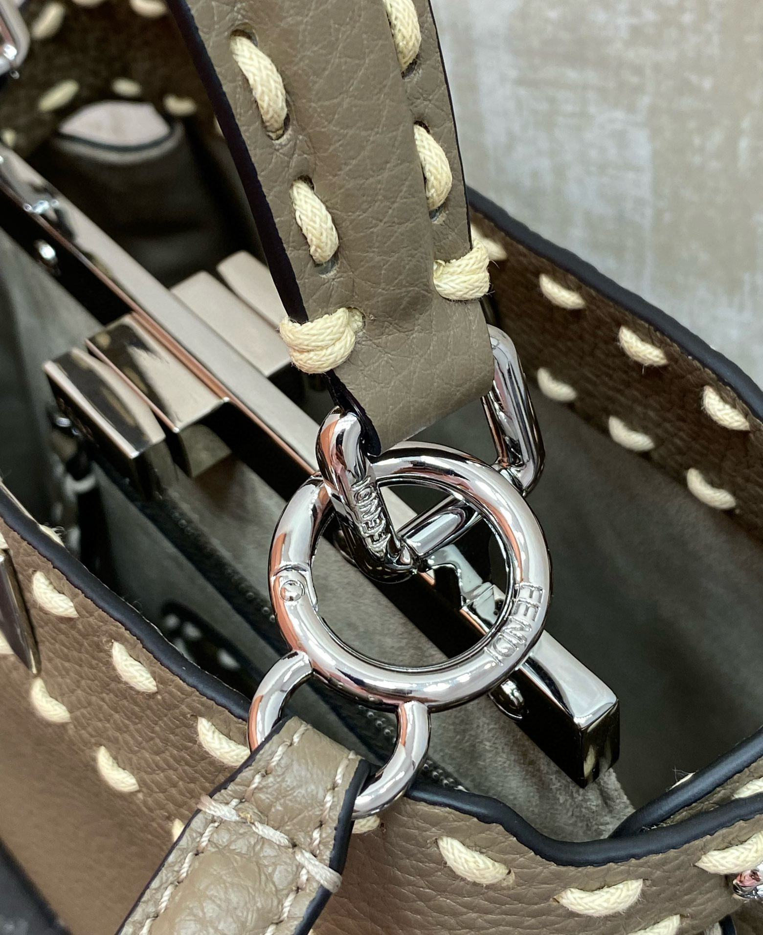 FENDI 펜디 피카부 그레이 토트백 7