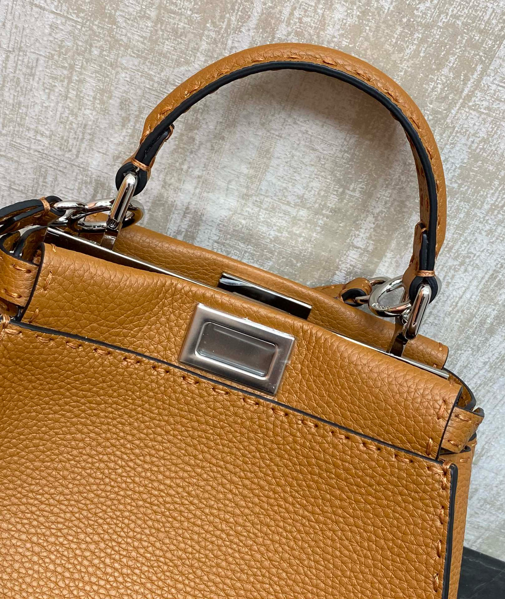 FENDI 펜디 피카부 토트백 미니 브라운 6