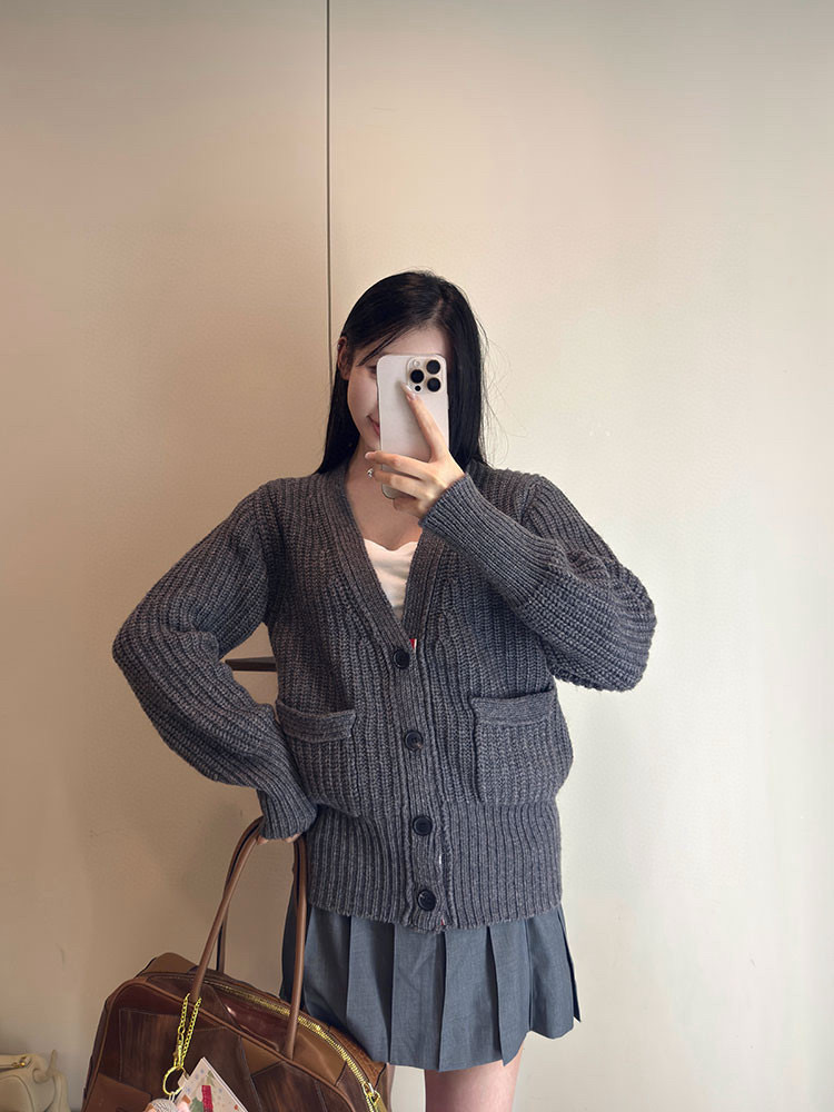 Thom Browne 톰브라운 케이블 니트 가디건 8