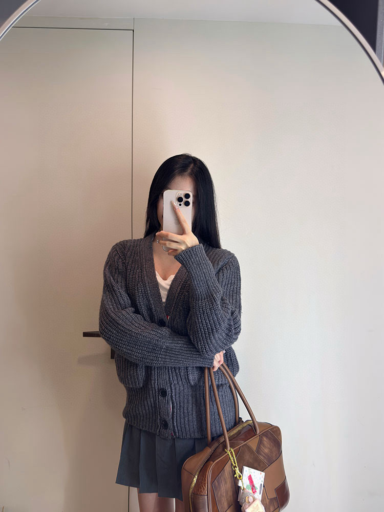 Thom Browne 톰브라운 케이블 니트 가디건 9