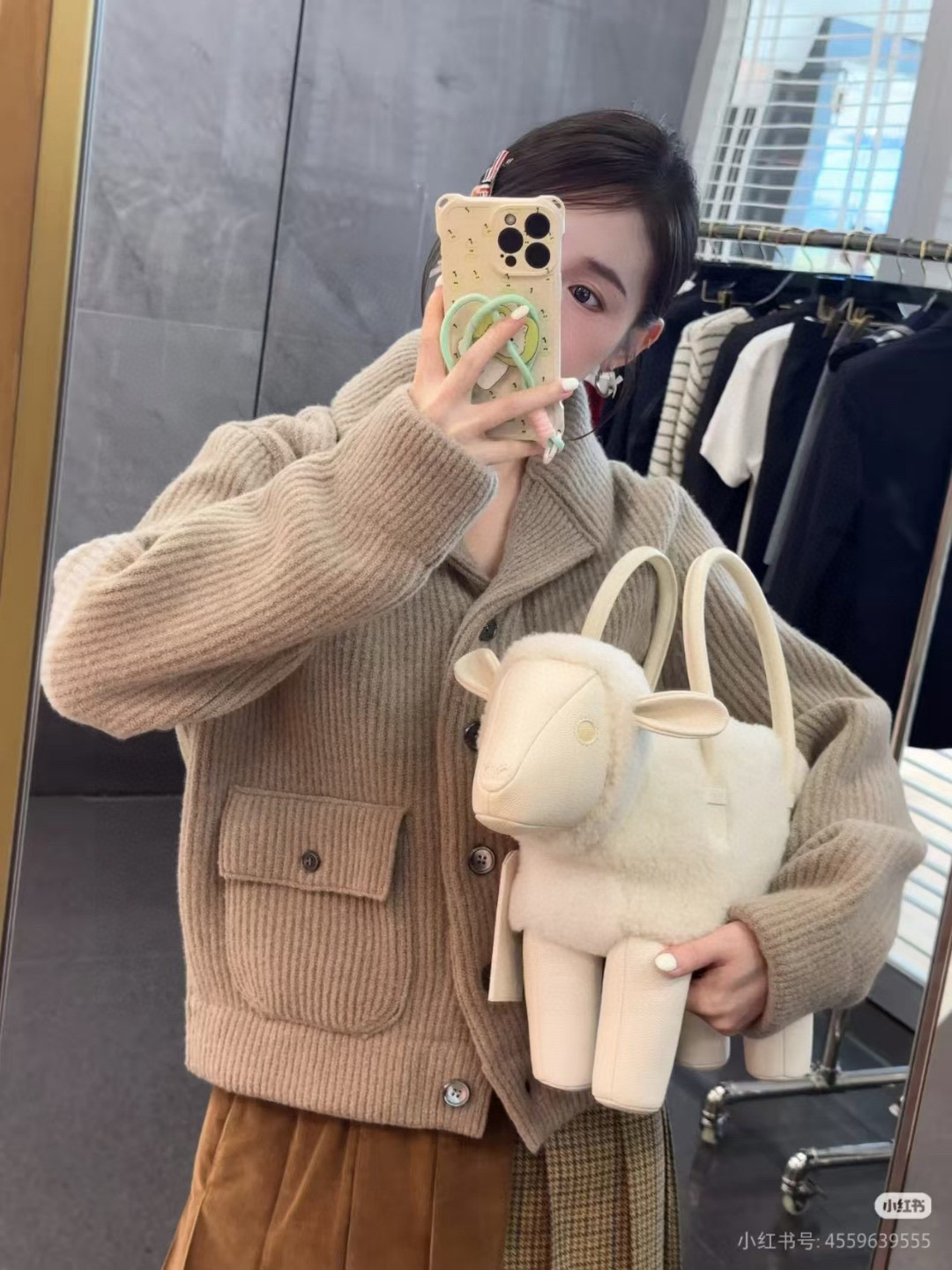 Thom Browne 톰브라운 여성 숄카라 포켓 니트 가디건 7