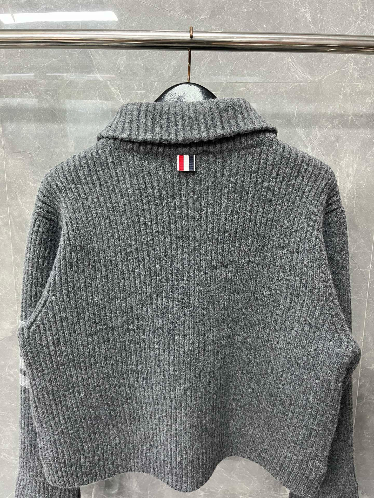 Thom Browne 톰브라운 여성 숄카라 포켓 니트 가디건 16