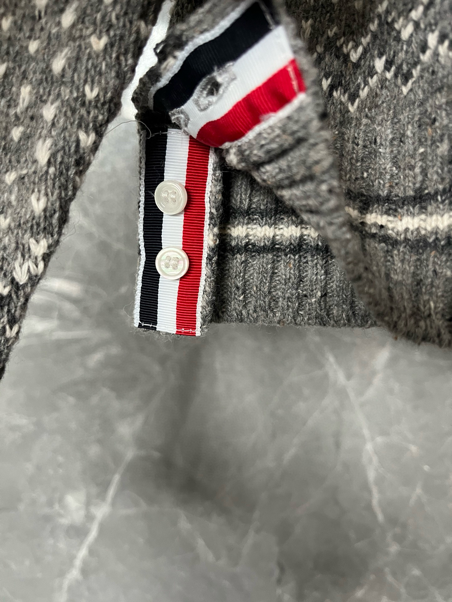 Thom Browne 톰브라운 페어아일 패턴 라운드넥 가디건 11