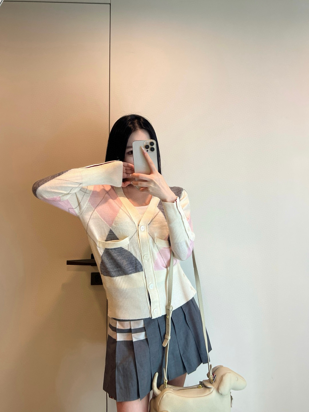 Thom Browne 톰 브라운 아가일 패턴 울 가디건 3