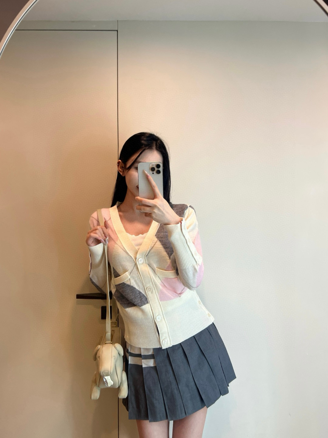 Thom Browne 톰 브라운 아가일 패턴 울 가디건 6