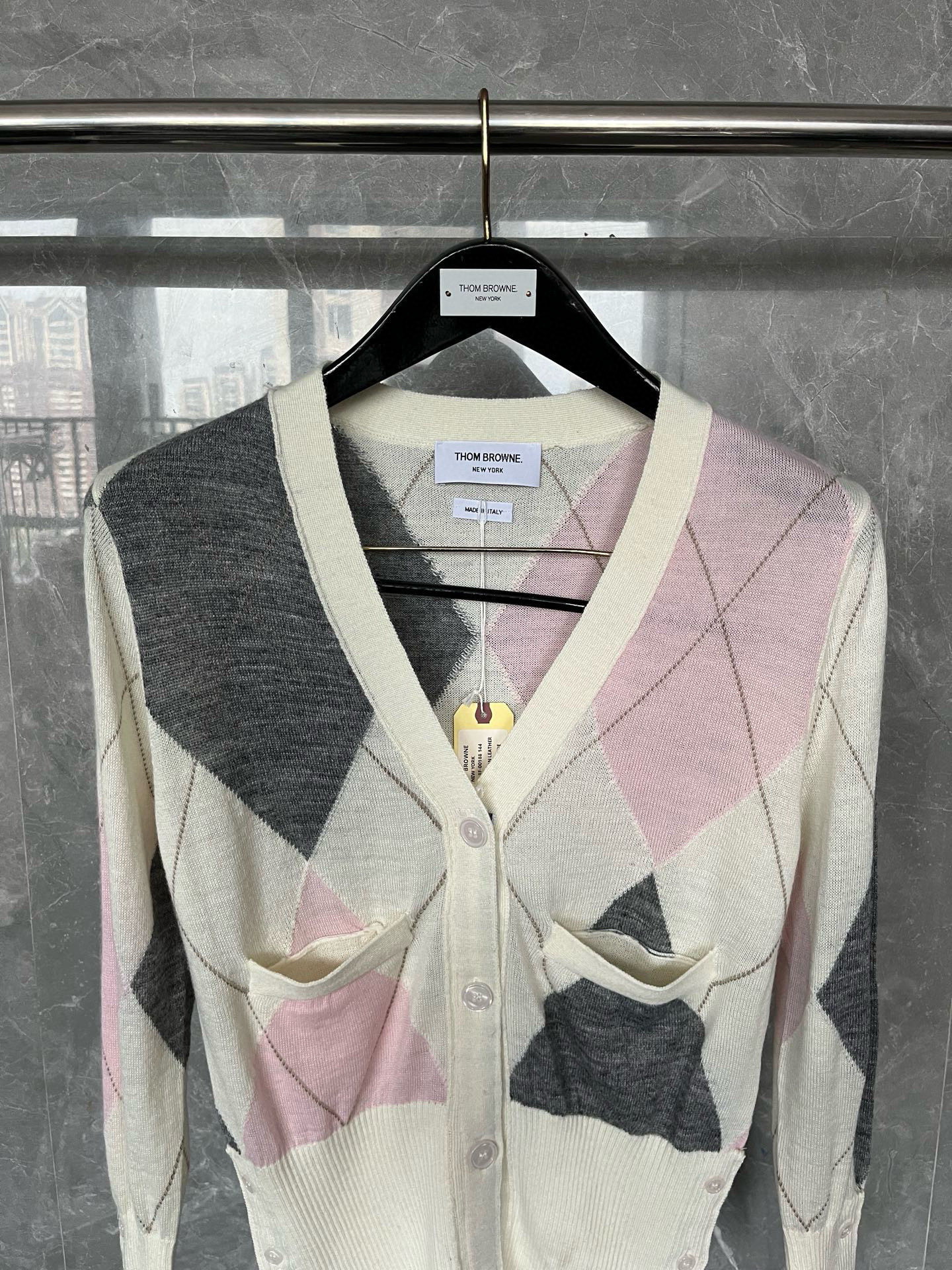 Thom Browne 톰 브라운 아가일 패턴 울 가디건 9