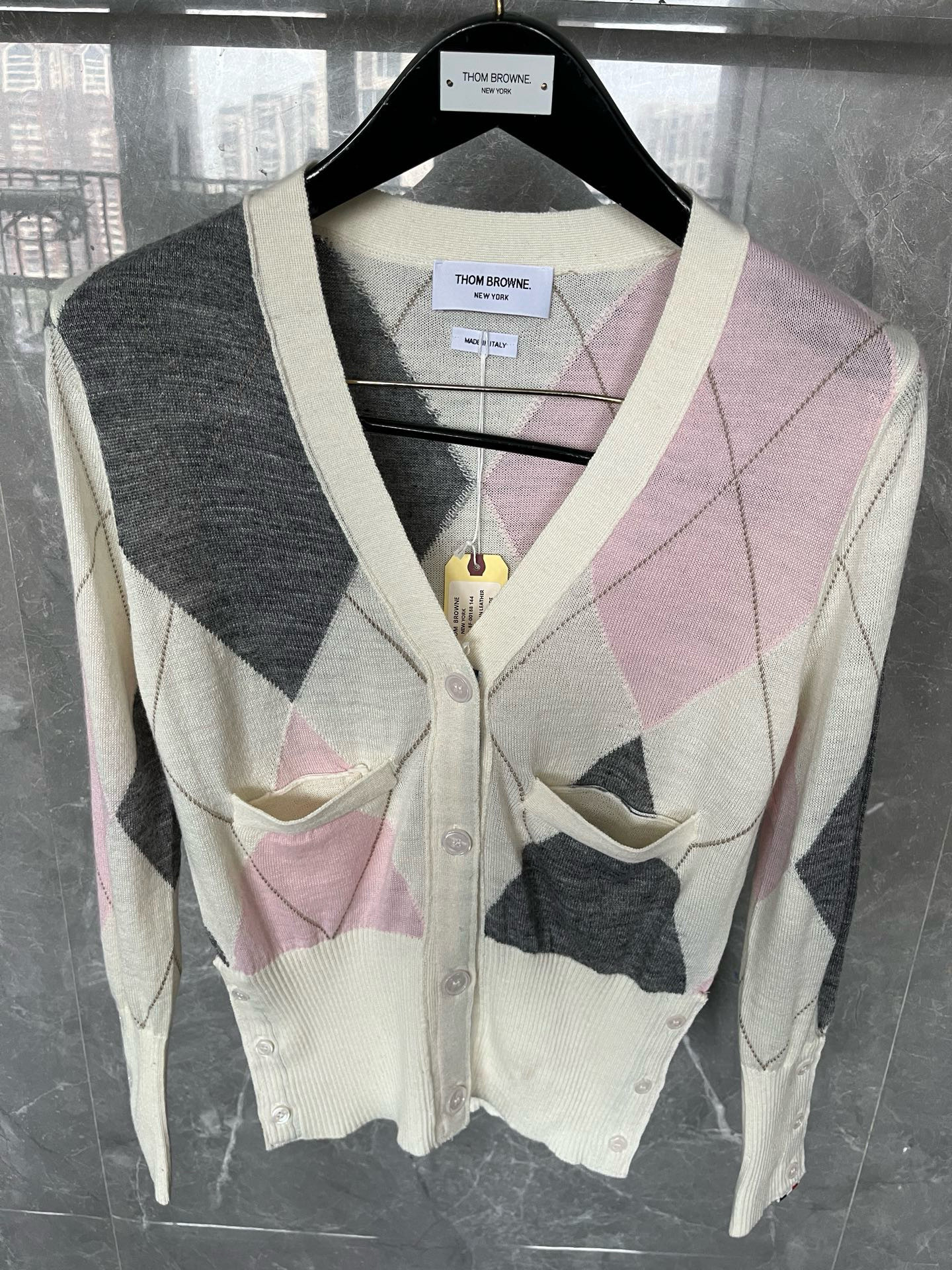 Thom Browne 톰 브라운 아가일 패턴 울 가디건 13