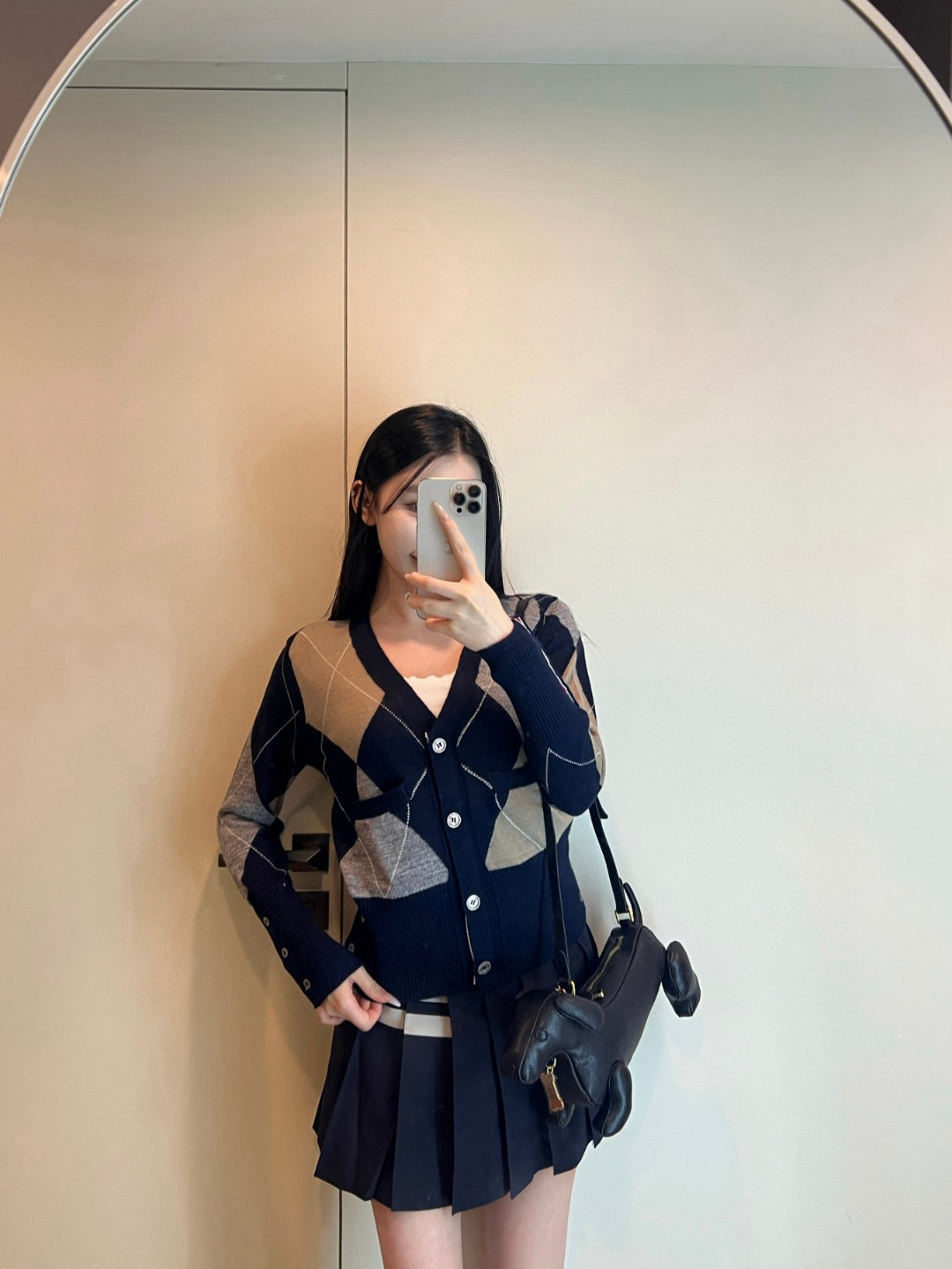 Thom Browne 톰 브라운 아가일 패턴 울 가디건 1