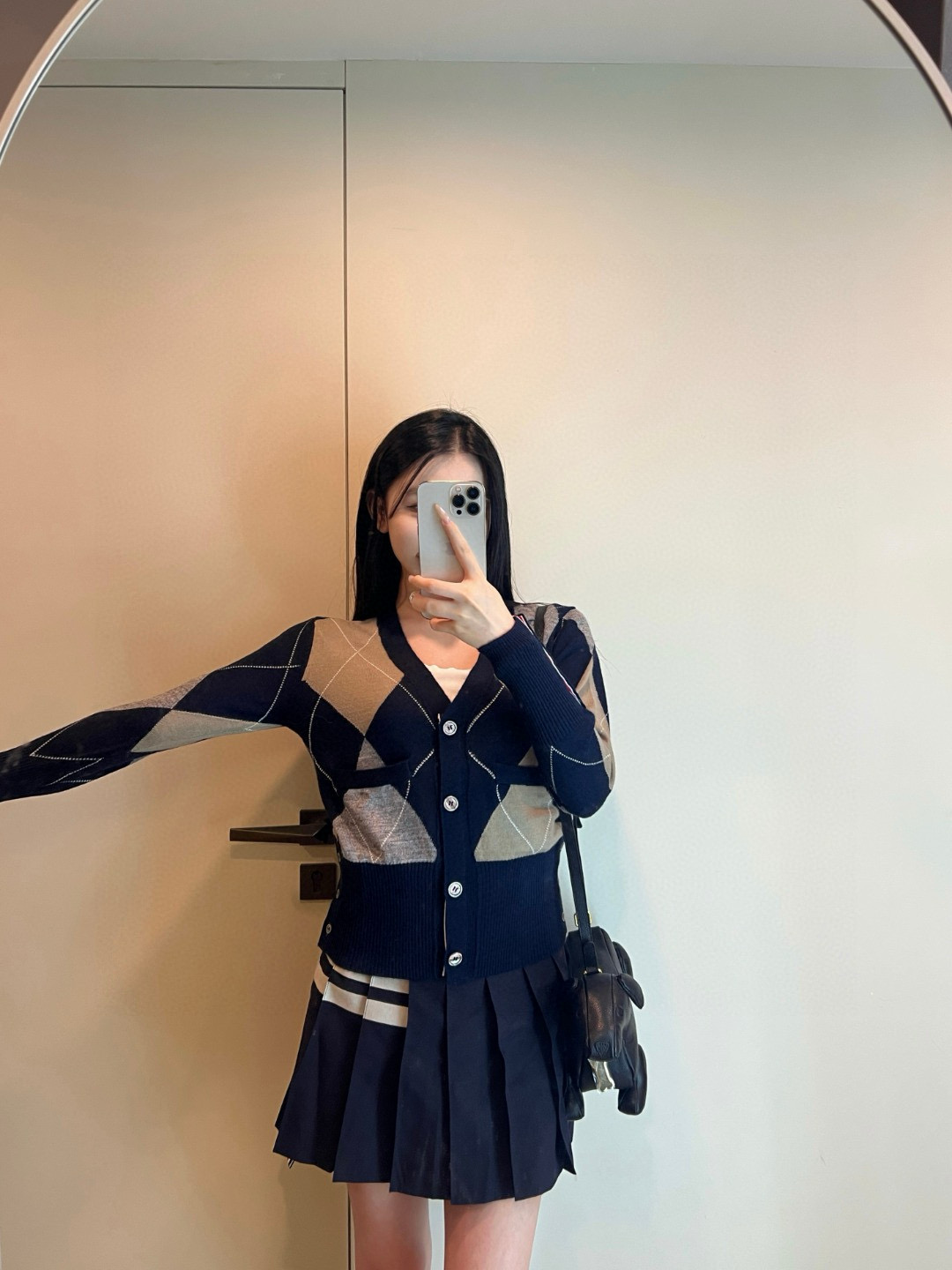 Thom Browne 톰 브라운 아가일 패턴 울 가디건 2