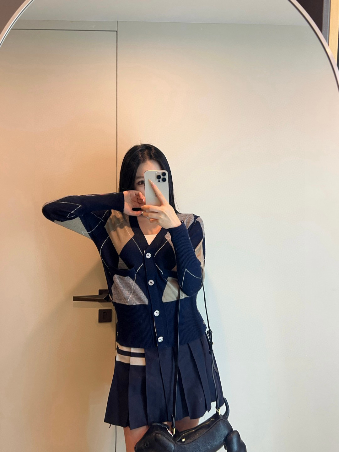 Thom Browne 톰 브라운 아가일 패턴 울 가디건 3