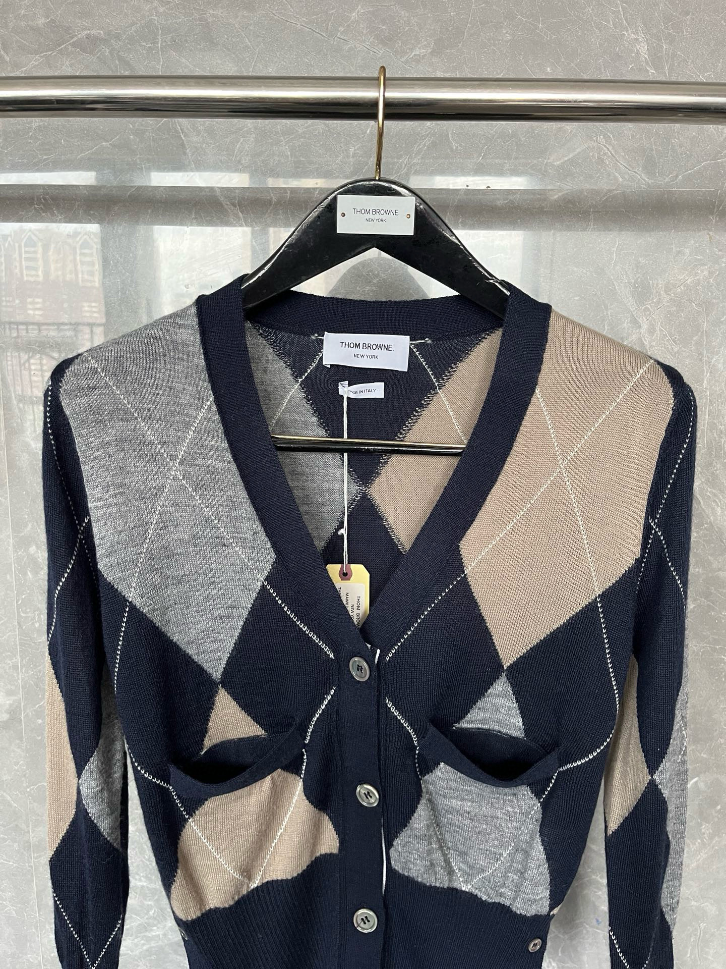 Thom Browne 톰 브라운 아가일 패턴 울 가디건 8
