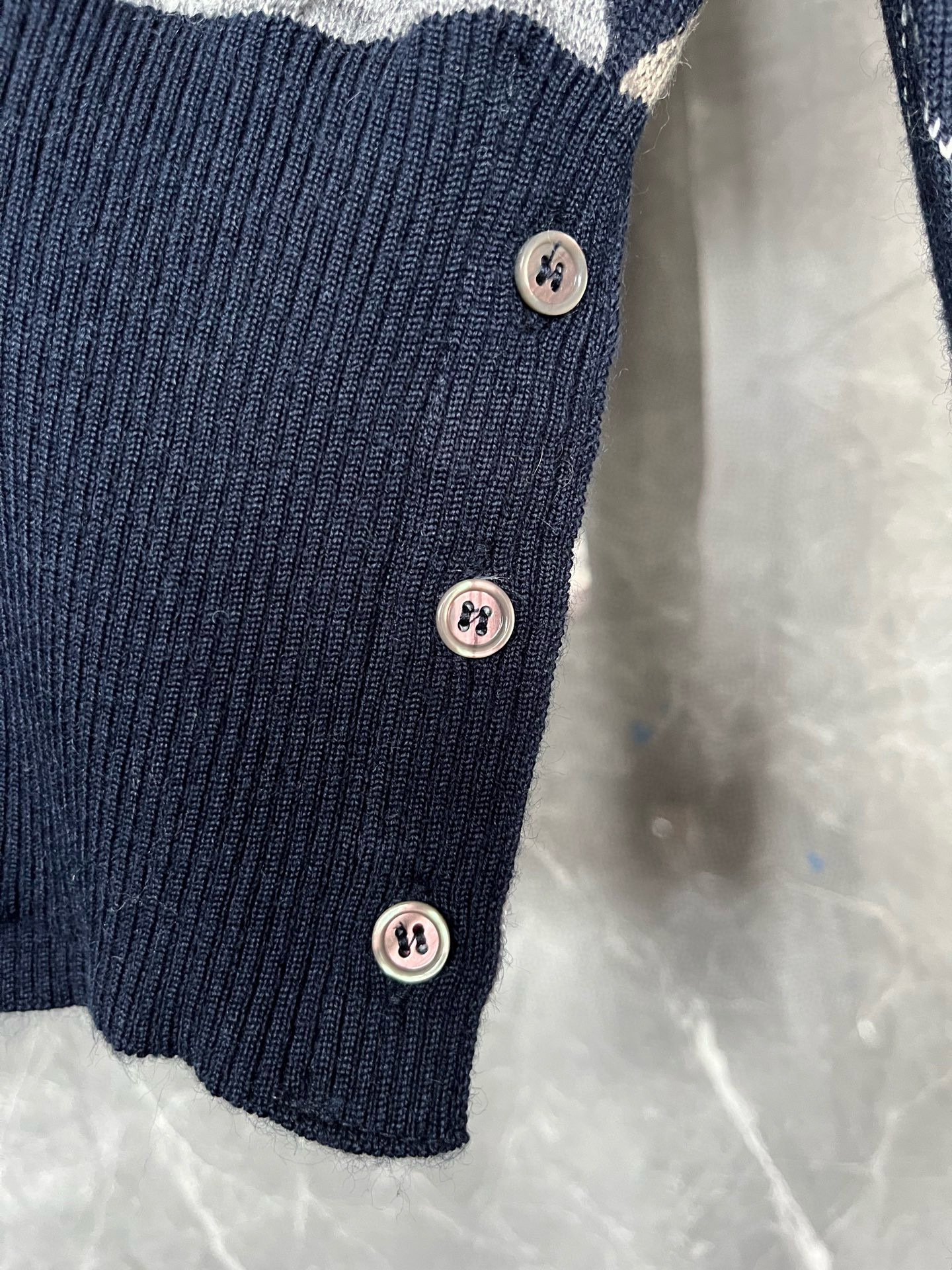 Thom Browne 톰 브라운 아가일 패턴 울 가디건 9