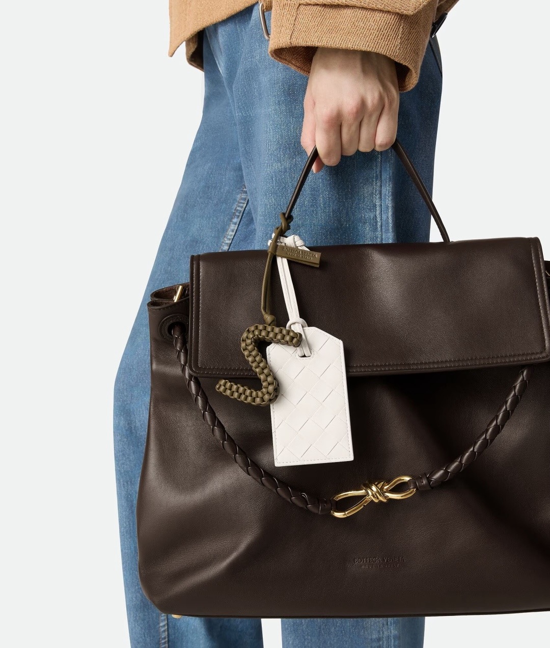 Bottega Veneta 보테가베네타 이니셜 S 가죽 참 2