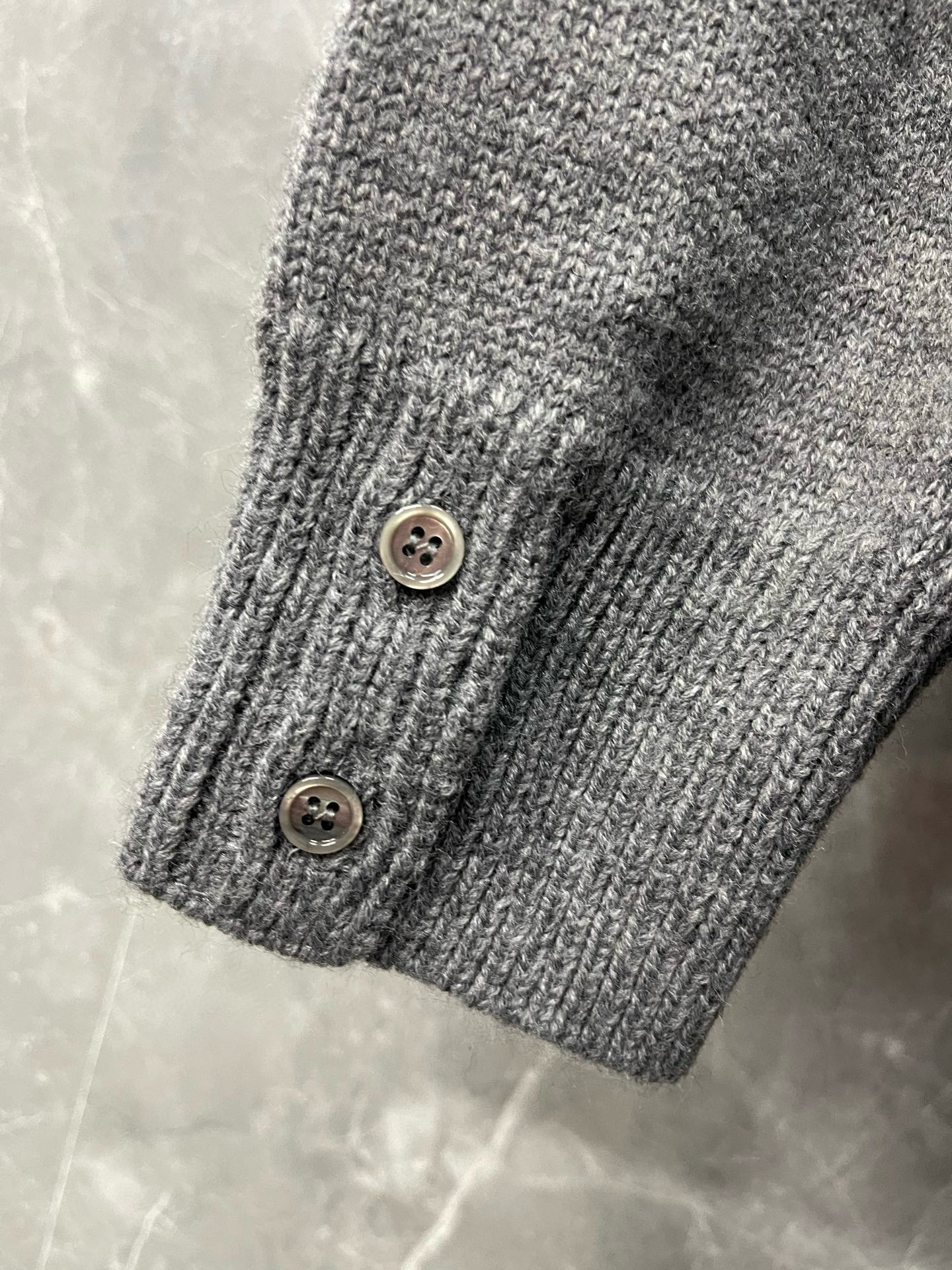 Thom Browne 톰브라운 양모 하프집업 스트라이프 니트 스웨터 13