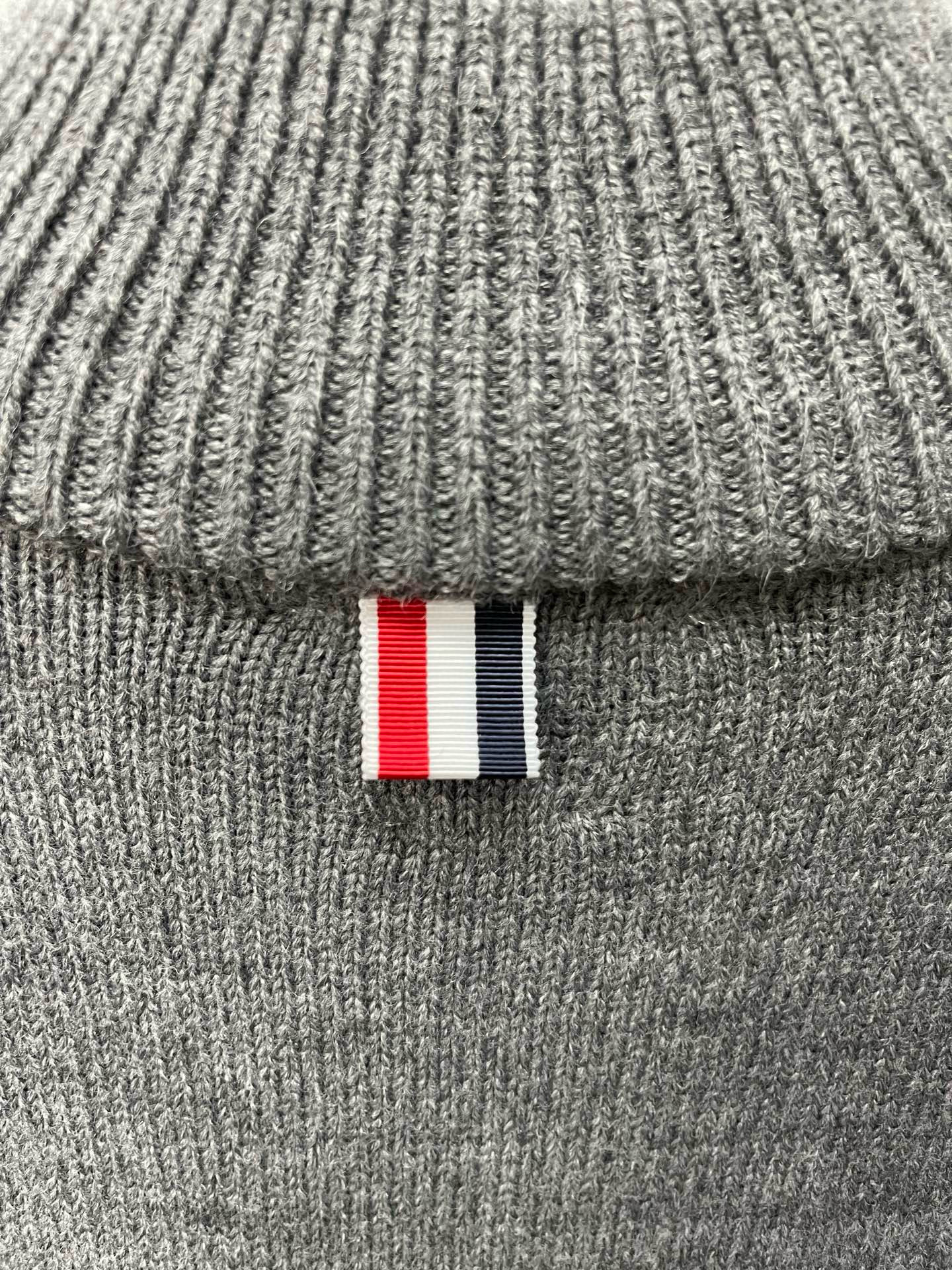 Thom Browne 톰브라운 양모 하프집업 스트라이프 니트 스웨터 16