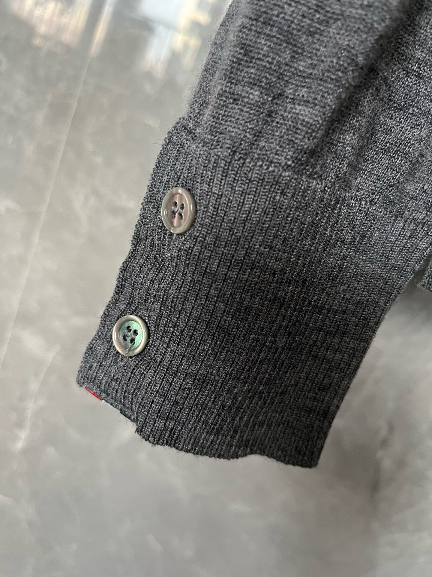 Thom Browne 톰브라운 더블 슬리브 스트라이프 메리노 울 라운드넥 니트 13