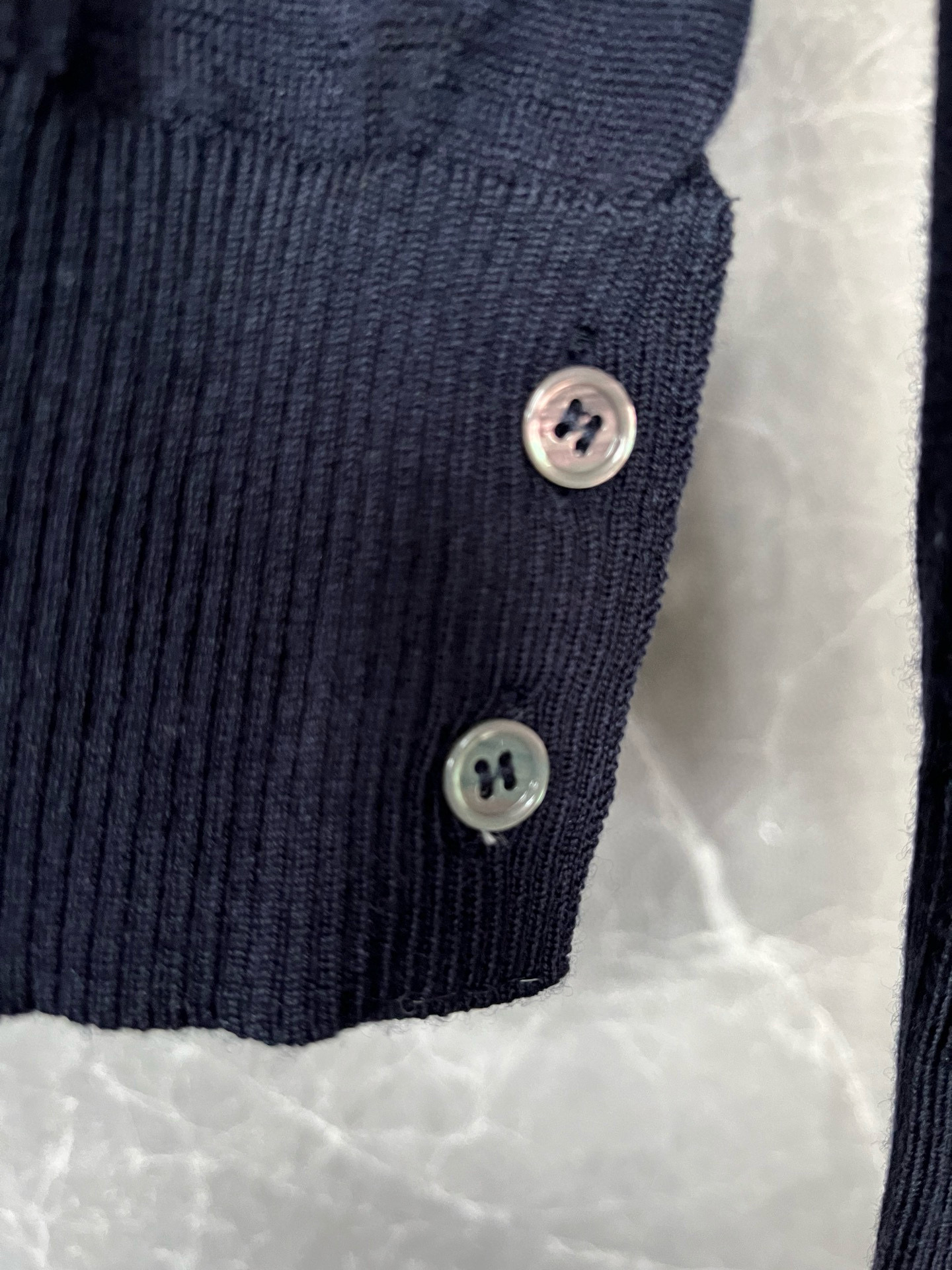 Thom Browne 톰브라운 더블 슬리브 스트라이프 메리노 울 라운드넥 니트 10